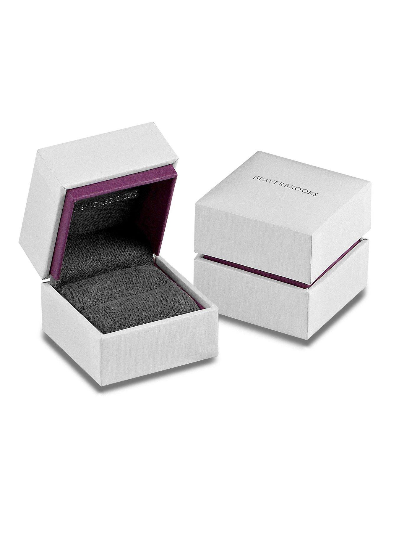 Image 4 of 6 of Beaverbrooks Platinum 3mm Wedding Ring - White