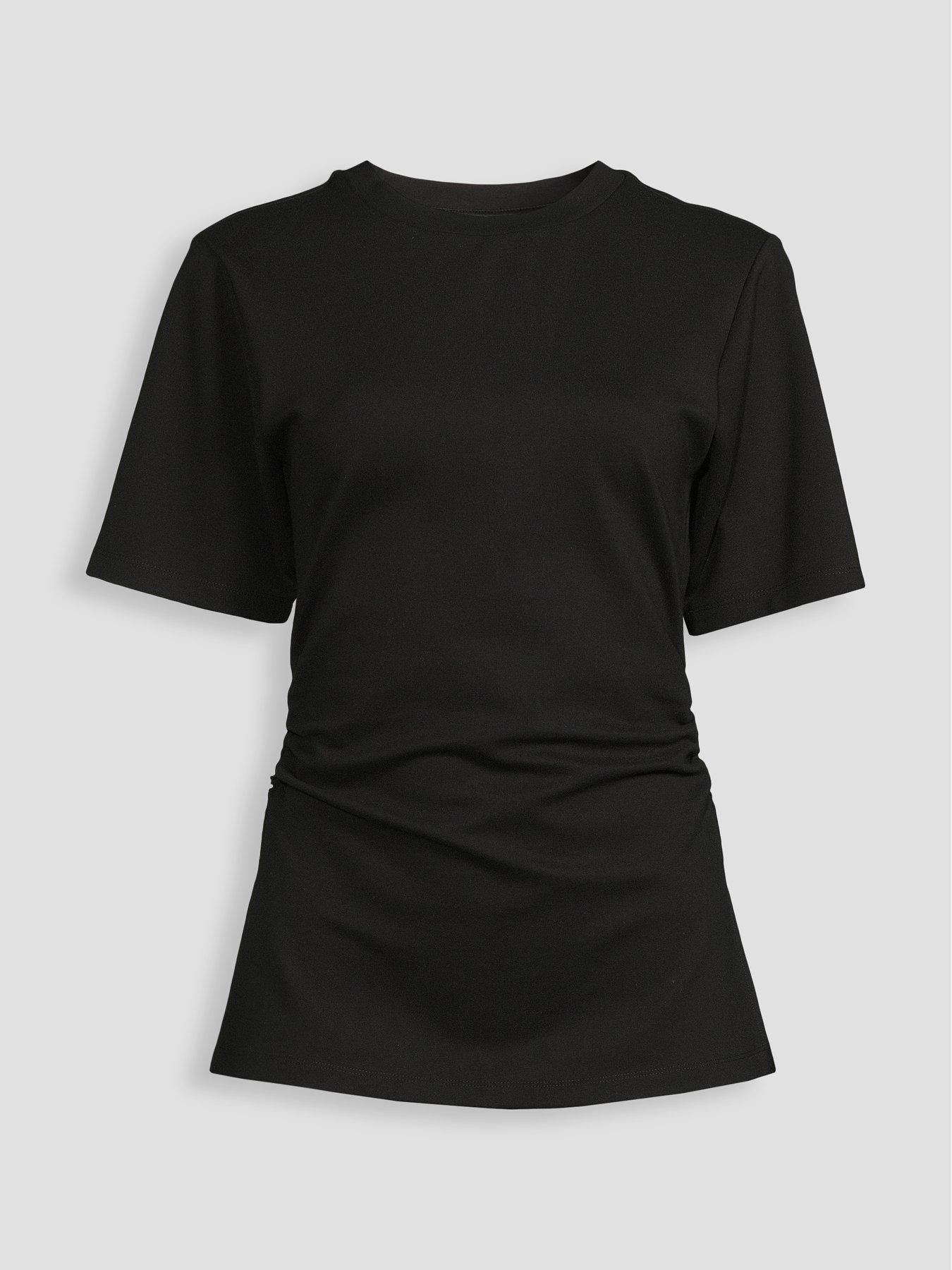 Image 7 of 7 of The Very Collection Premium Ruched Side Tee