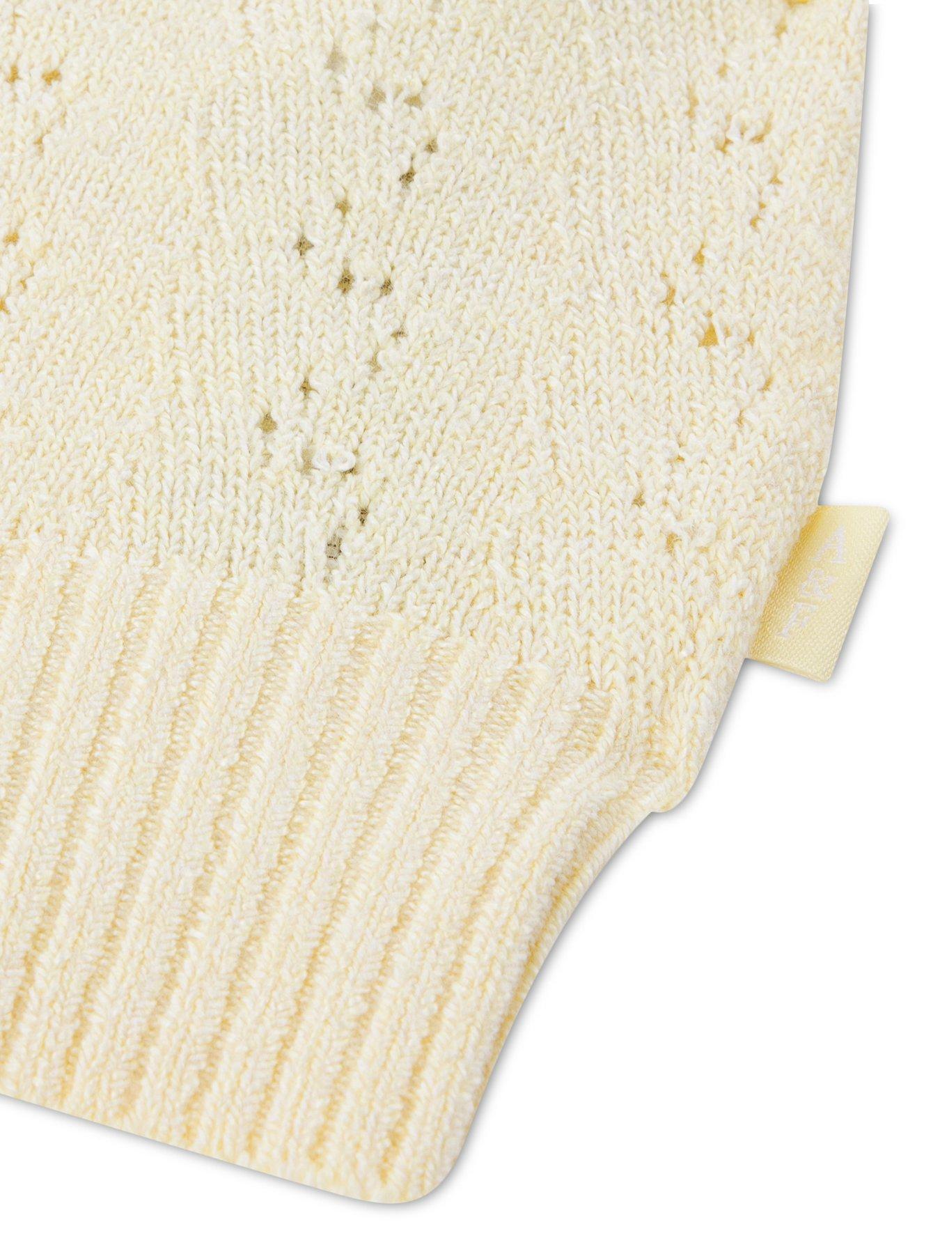 Image 3 of 3 of Abercrombie & Fitch Girls Pointelle Cardigan - Yellow