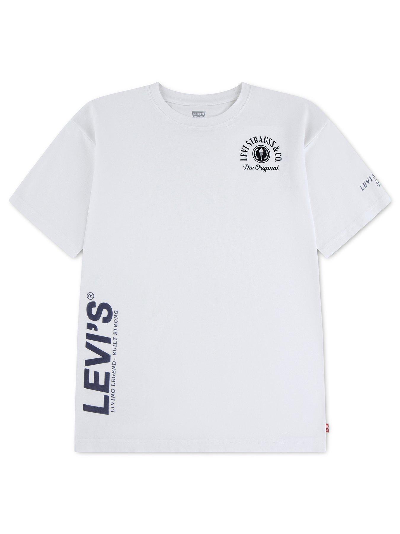 Levi's Boys Urban Prep Short Sleeve T-Shirt - White