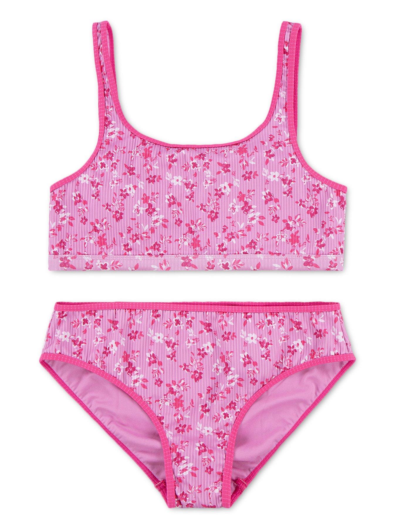 Abercrombie & Fitch Girls Scoop Neck Bikini - Pink