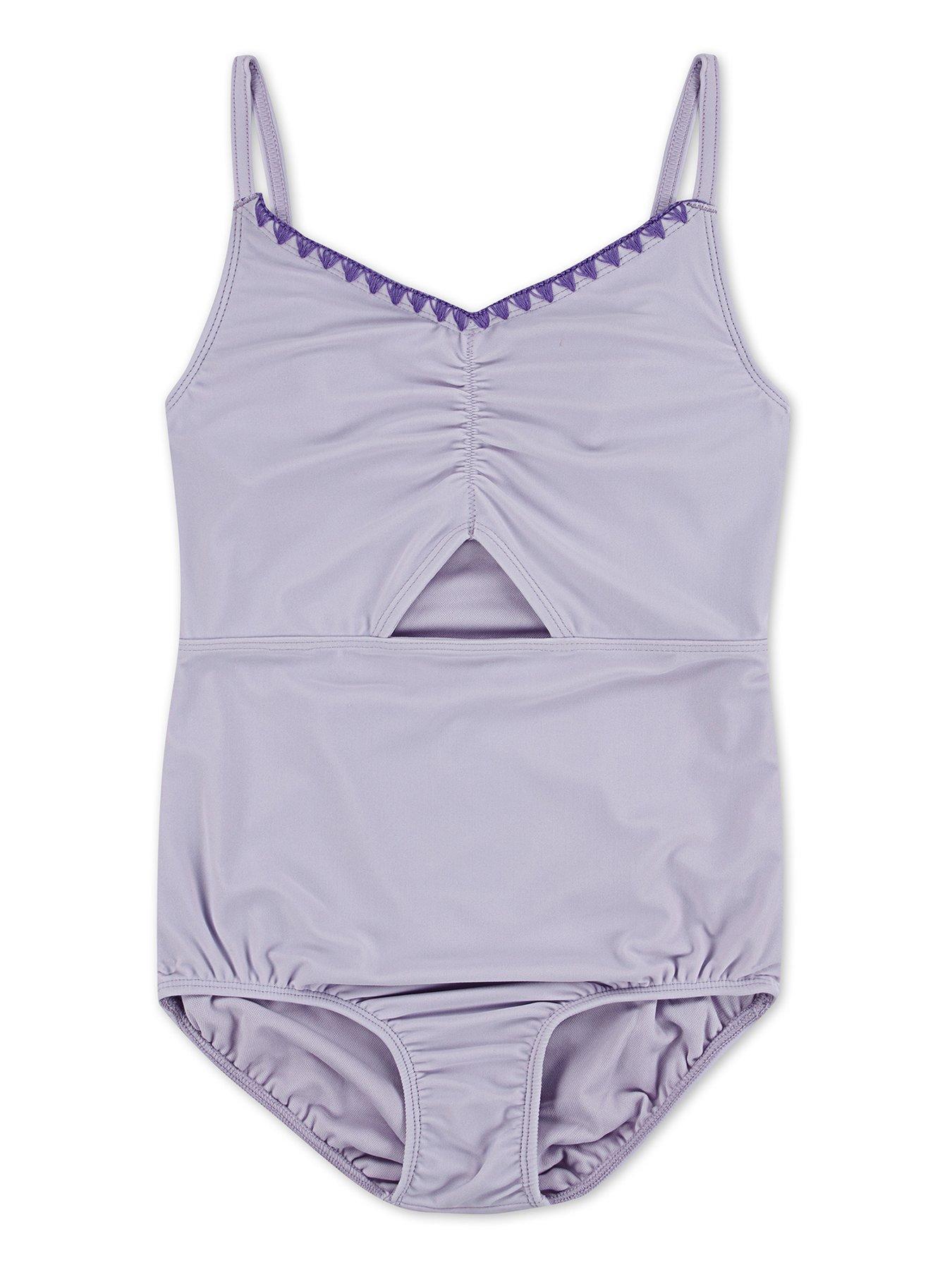 Abercrombie & Fitch Girls Cinched Cutout Swimsuit - Purple