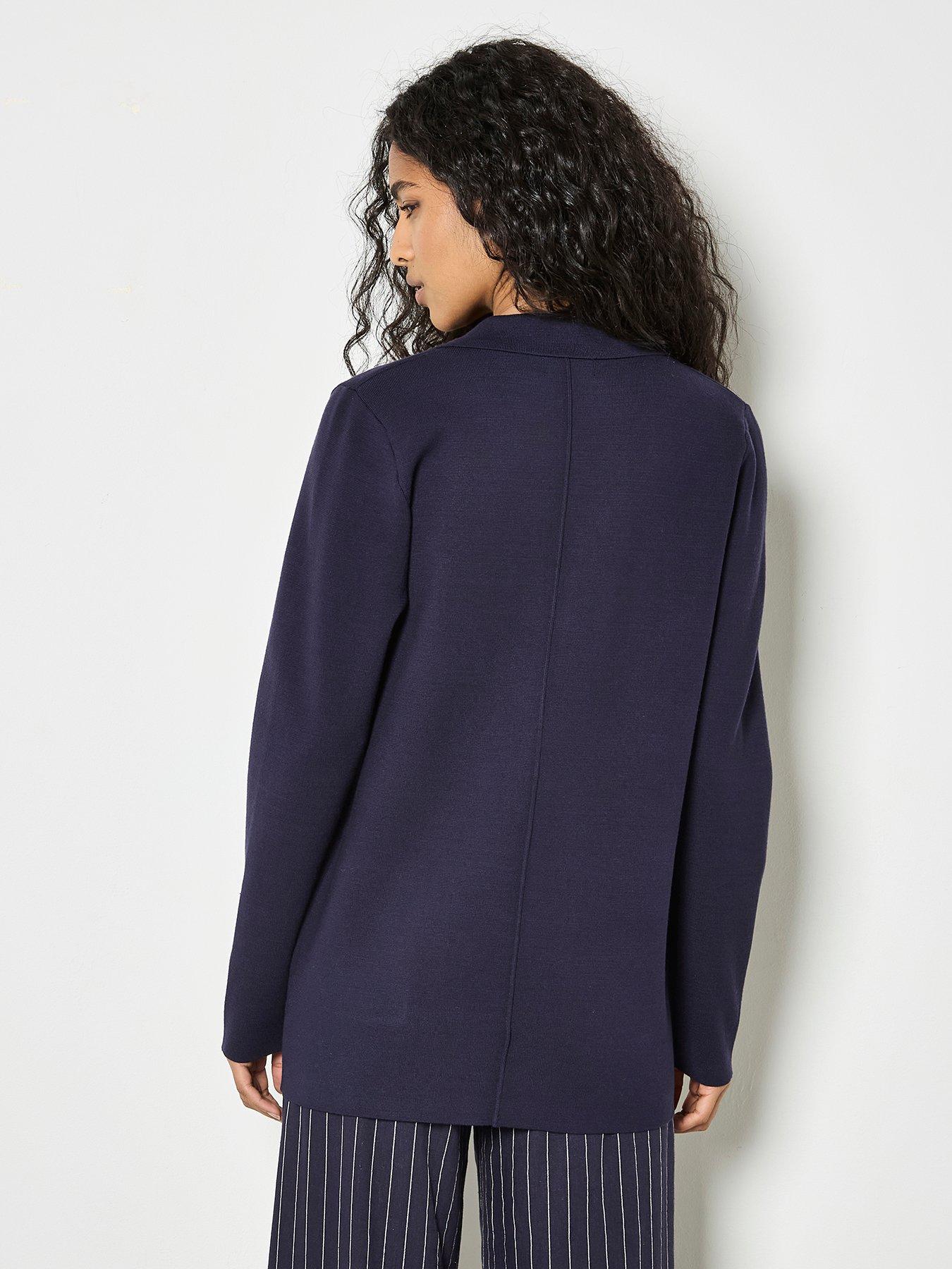 apricot-apricot-metal-button-knitted-blazerstillFront