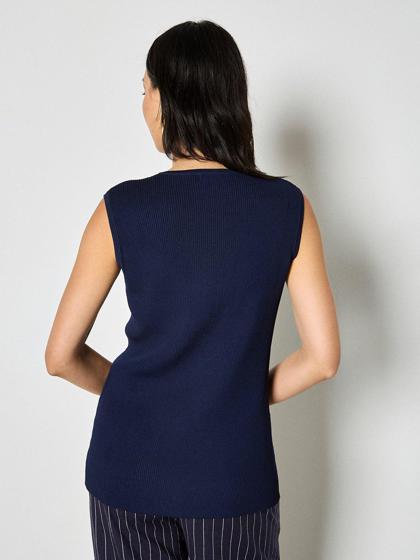 apricot-apricot-gold-btn-ribbed-two-pocket-waistcoatstillFront
