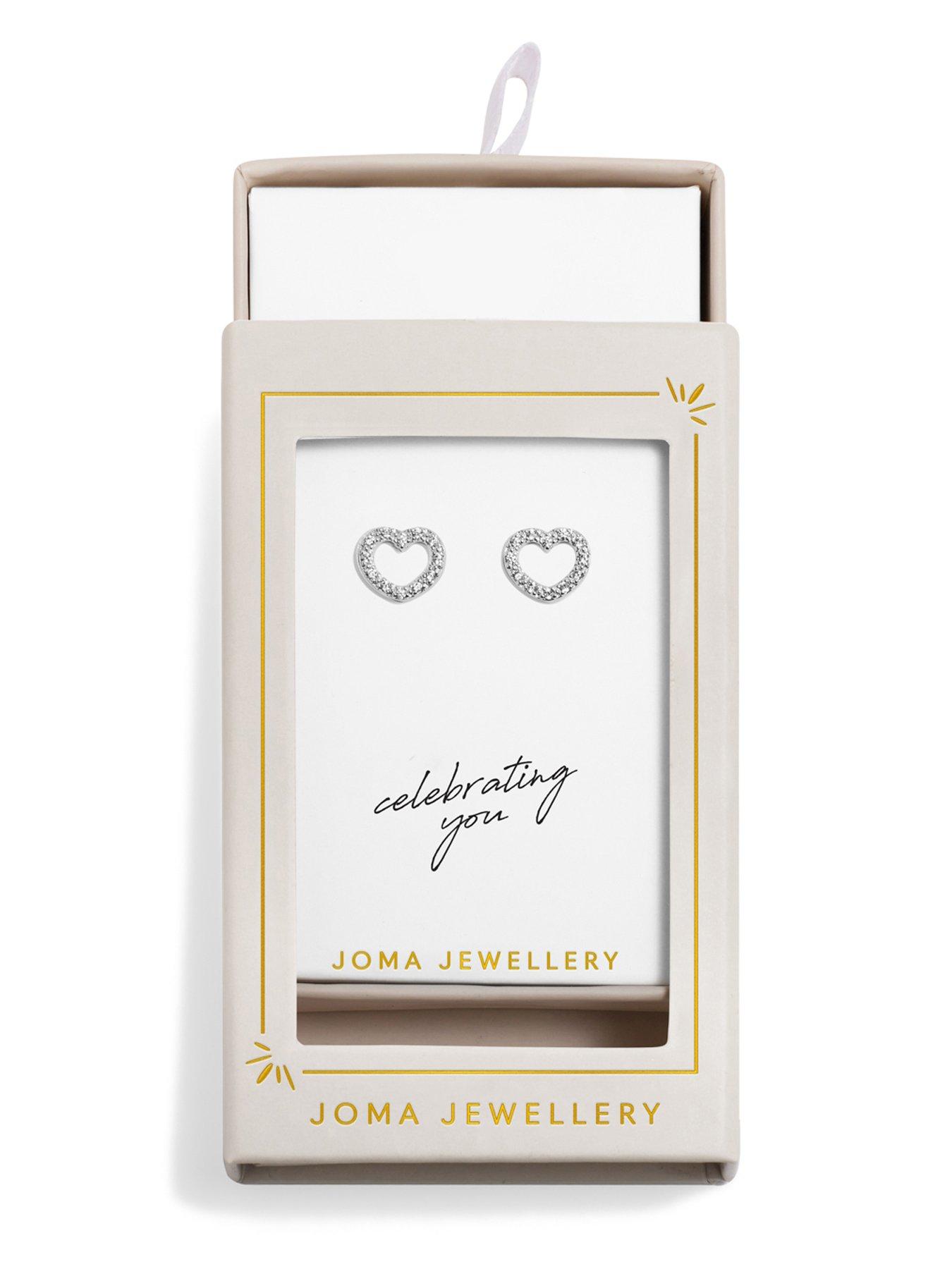 Image 5 of 6 of Joma Jewellery MOMENTS TO SHINE , HAPPY BIRTHDAY , Silver Plated , Stud Earrings