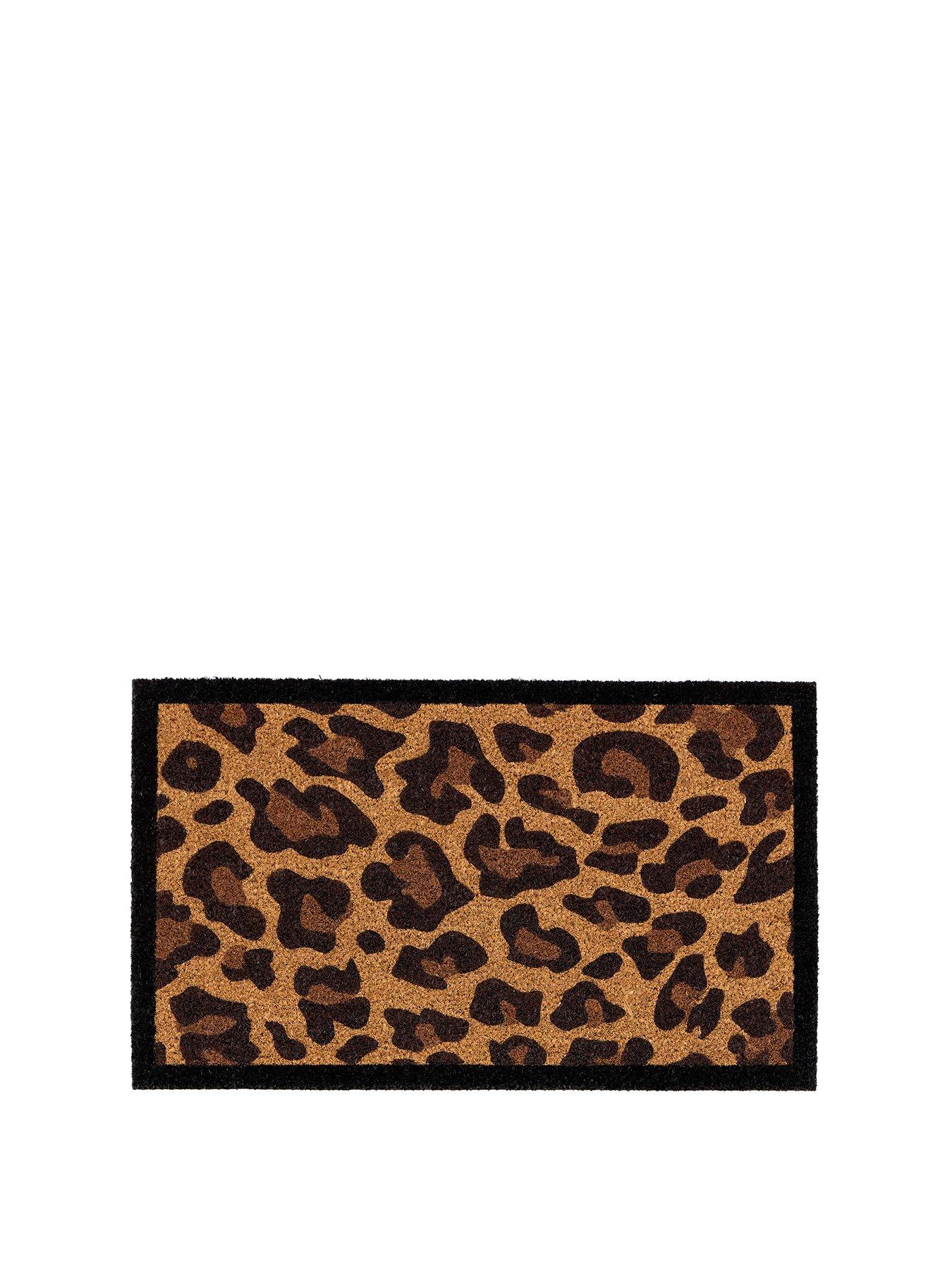very-home-leopard-border-coir-doormat-45x75cmstillFront
