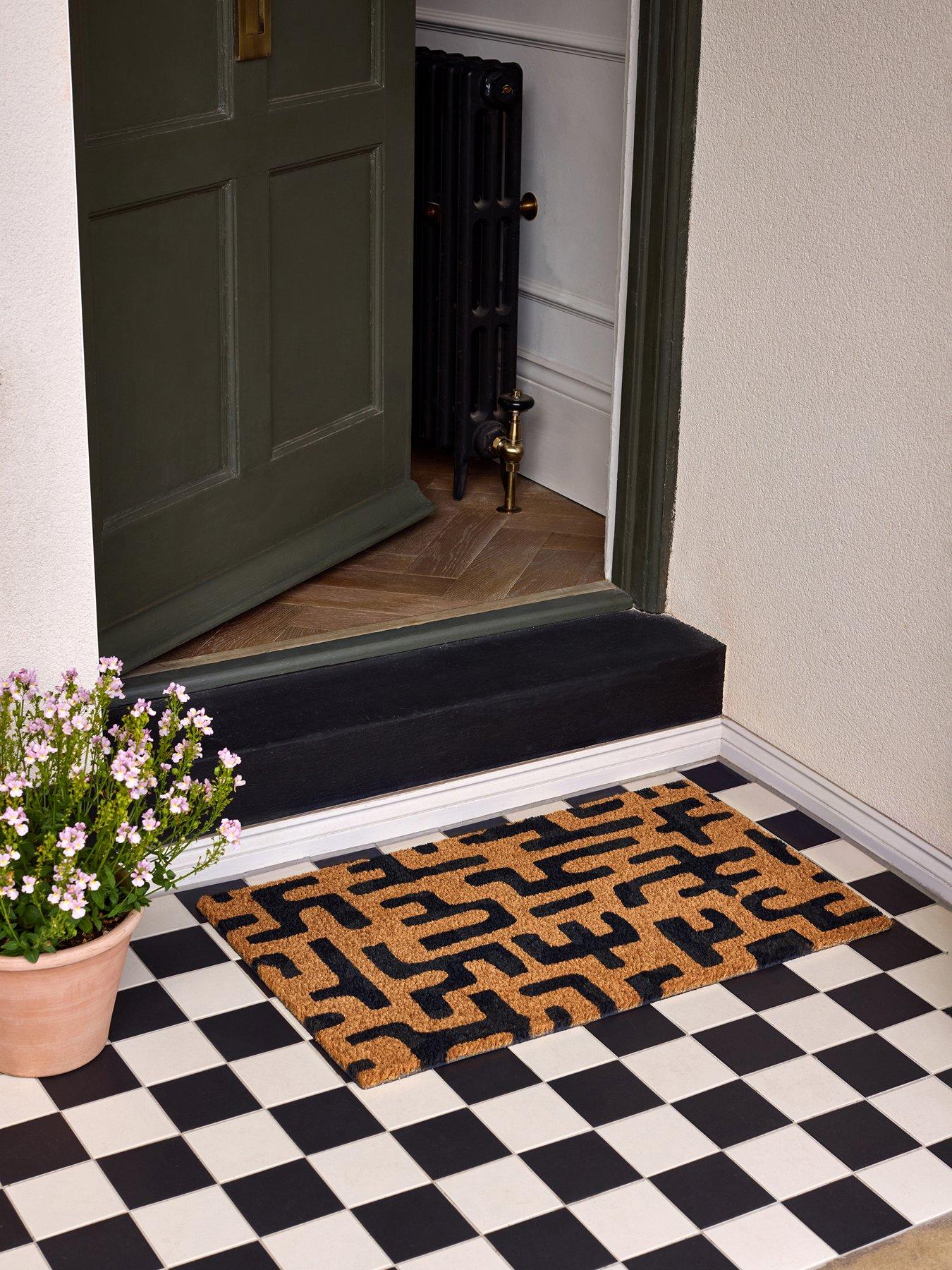 Image 1 of 3 of The Very Collection Abstract Maze Coir Doormat 45x75cm