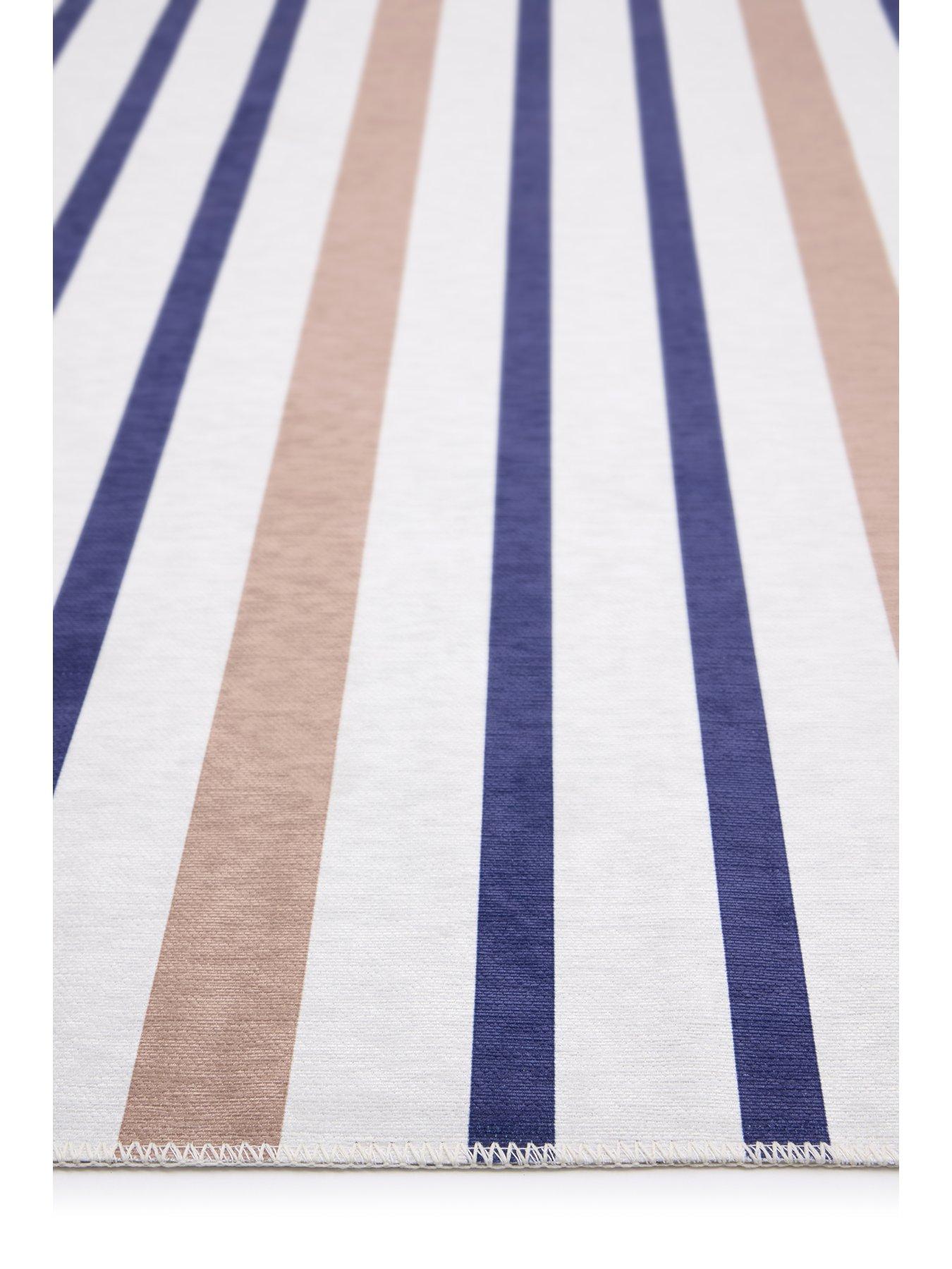 Image 5 of 6 of The Very Collection Coastal Washable Stripe Runner 67x200cm