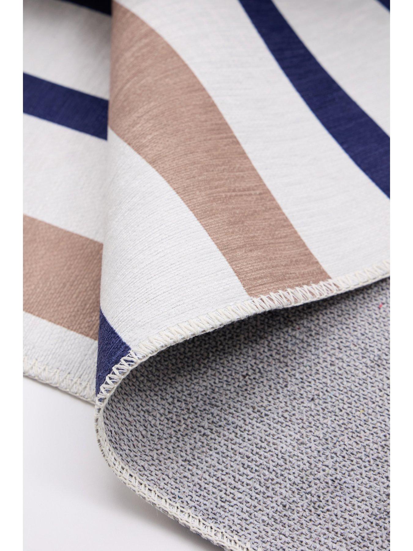 Image 6 of 6 of The Very Collection Coastal Washable Stripe Runner 67x200cm