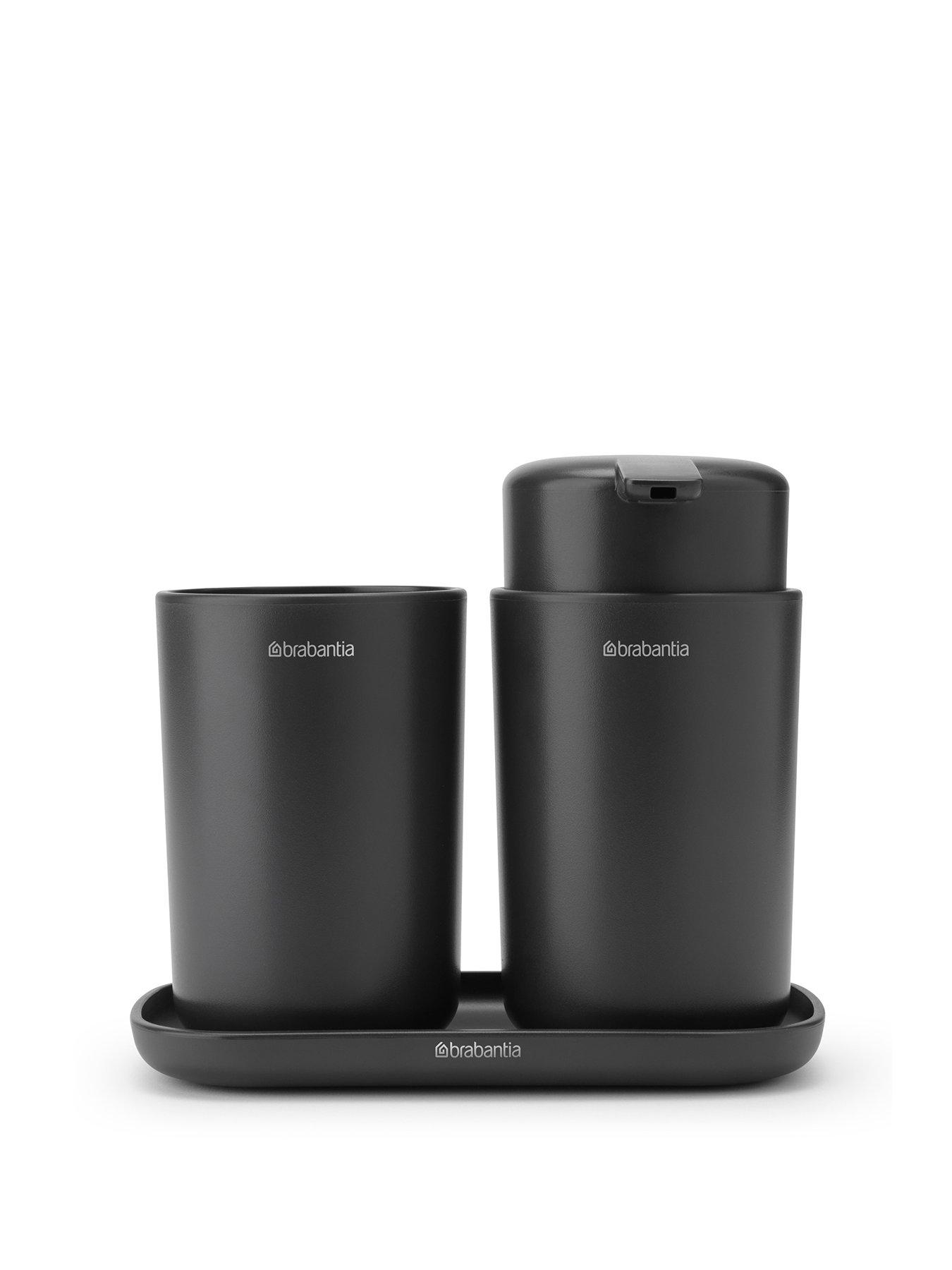 Image 2 of 7 of Brabantia Renew Bathroom Accessory Set Of 3