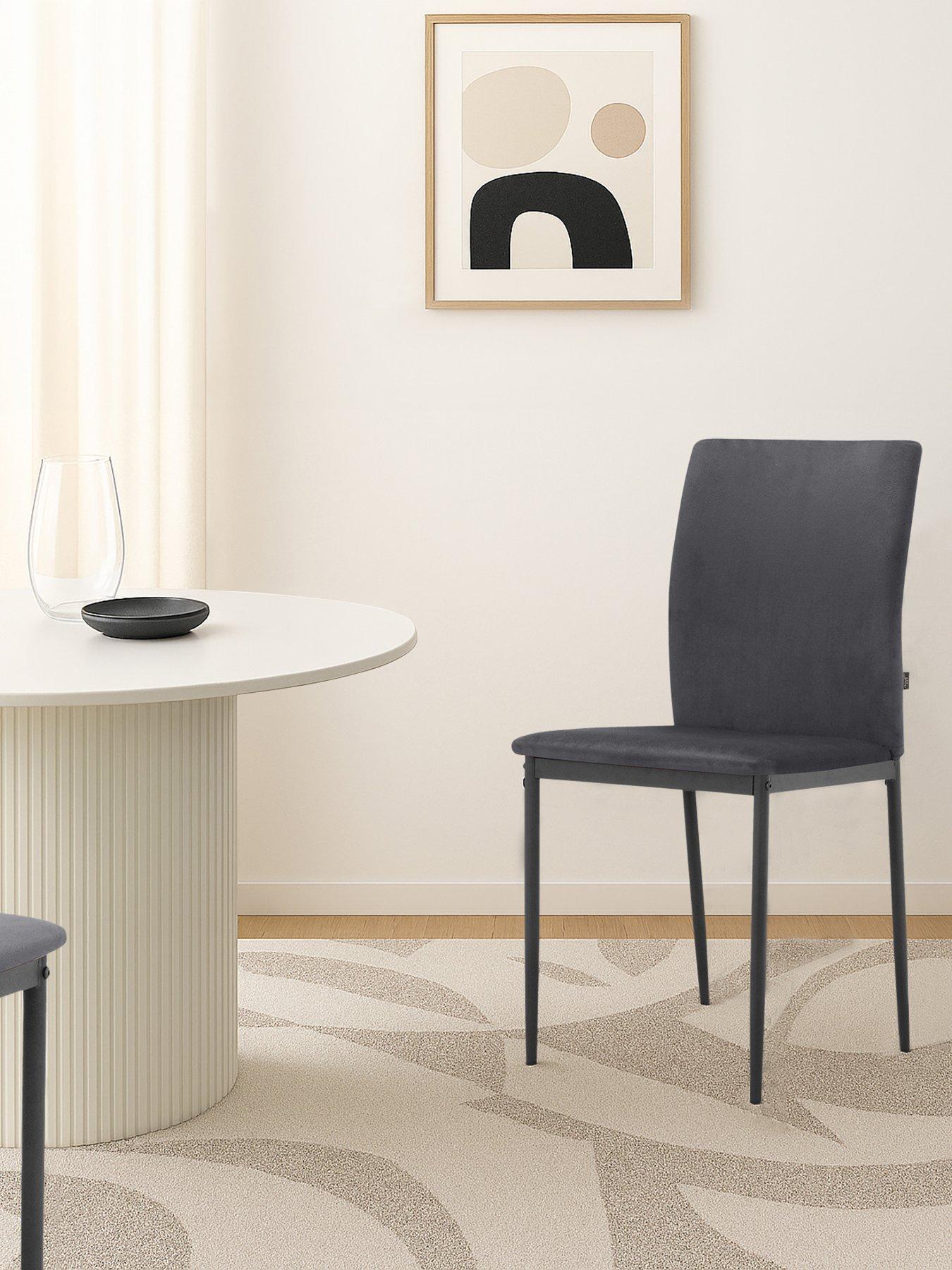 Dorel Home Pavia Set of 2 Velvet Dining Chairs