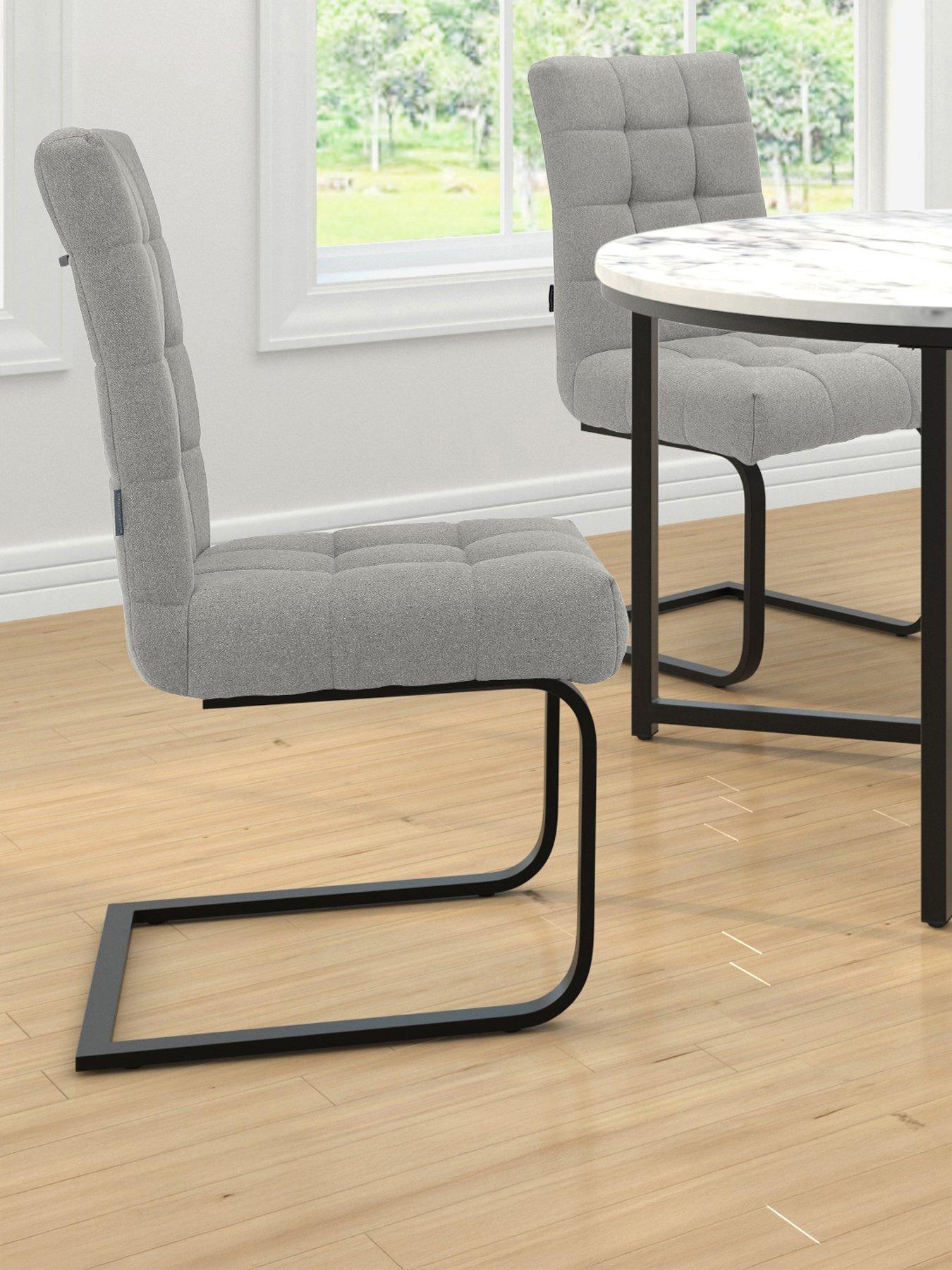 Dorel Home Terza Set of 2 Upholstered Dining Chairs