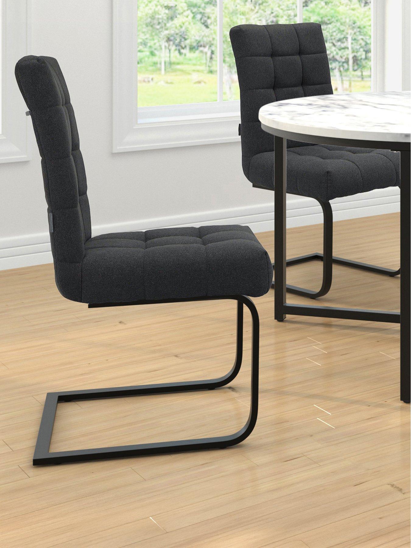 Dorel Home Terza Set of 2 Upholstered Dining Chairs