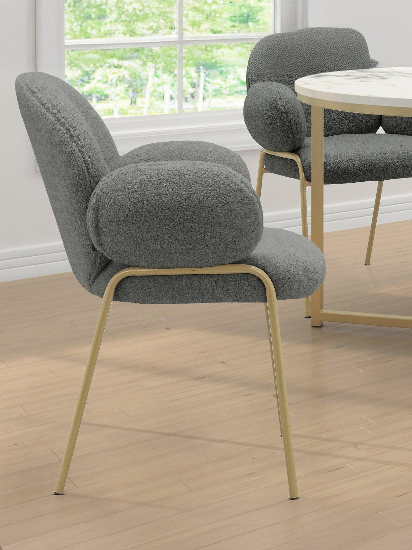Dorel Home Iwama Set of 2 Cosy Dining Chairs