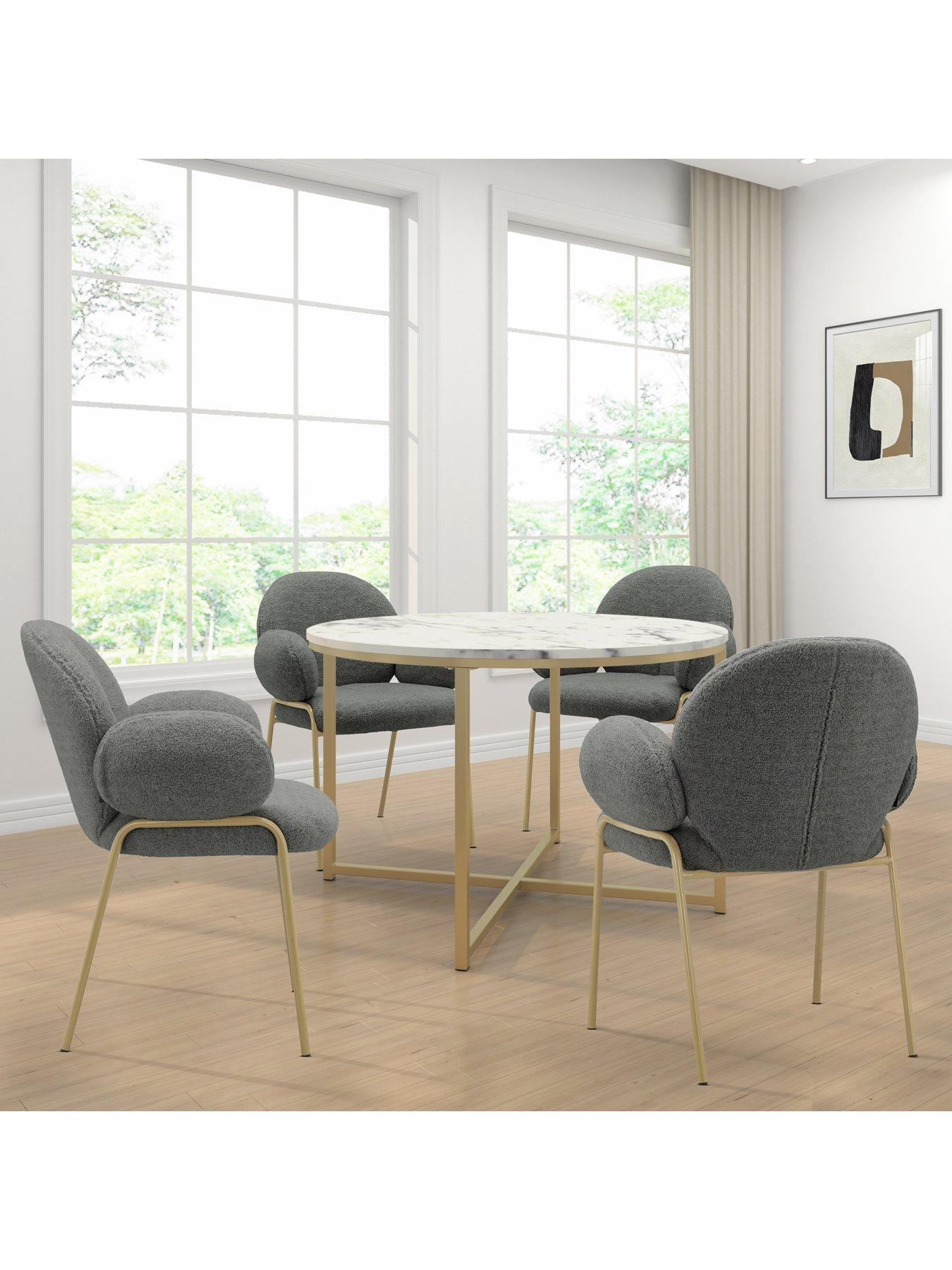 Image 7 of 7 of Dorel Home Iwama Set of 2 Cosy Dining Chairs