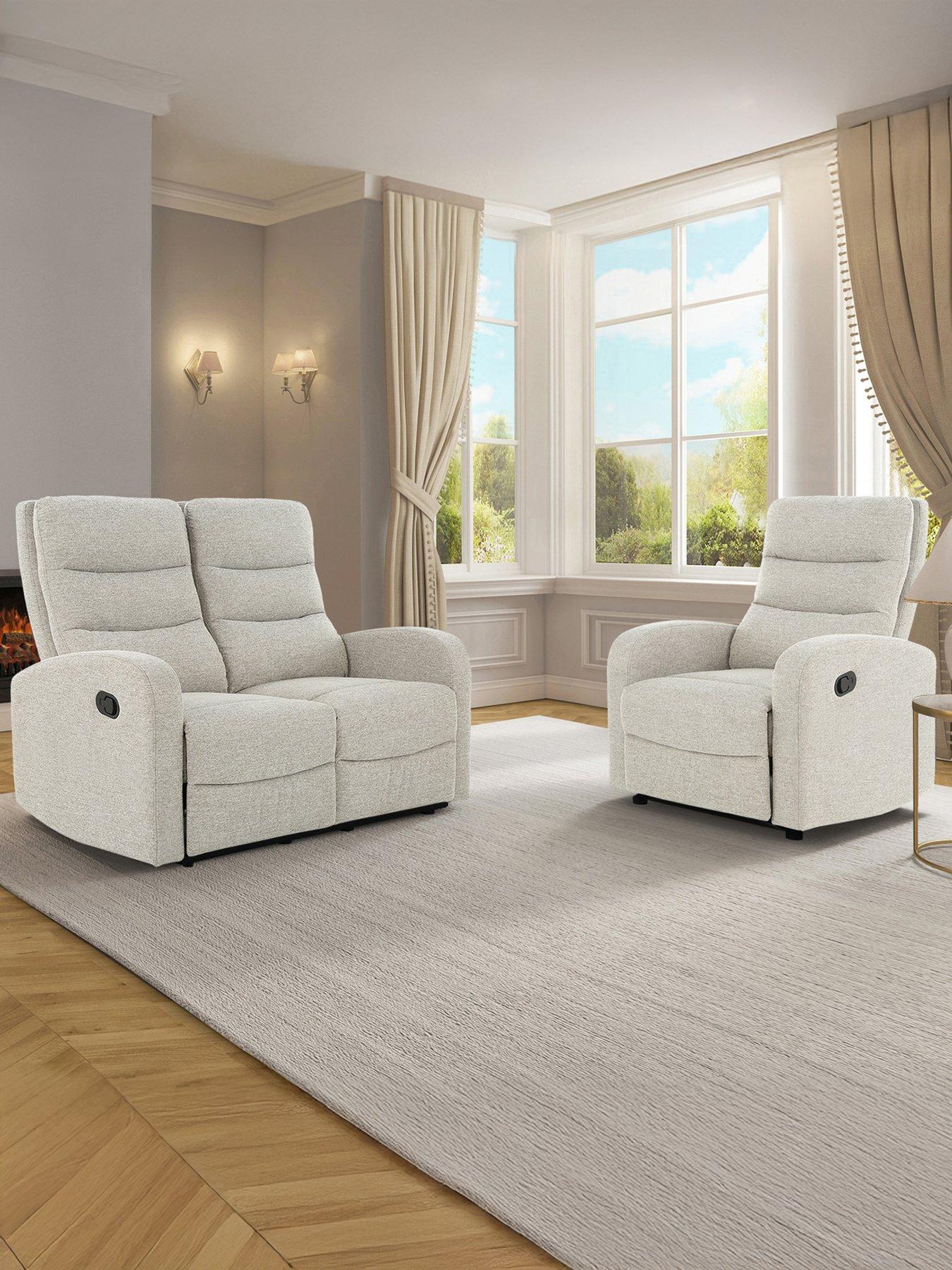 Image 1 of 7 of Dorel Home Rena Fabric 2 Seater Manual Recliner