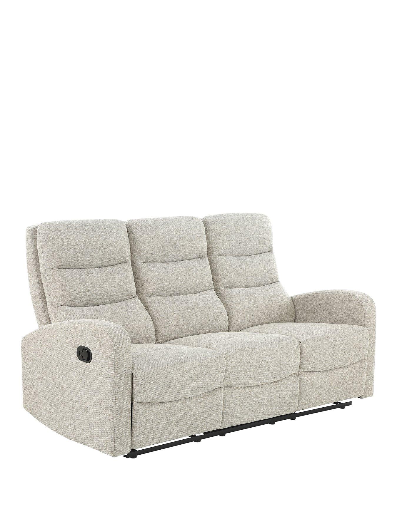 Image 2 of 7 of Dorel Home Rena Fabric 3 Seater Manual Recliner