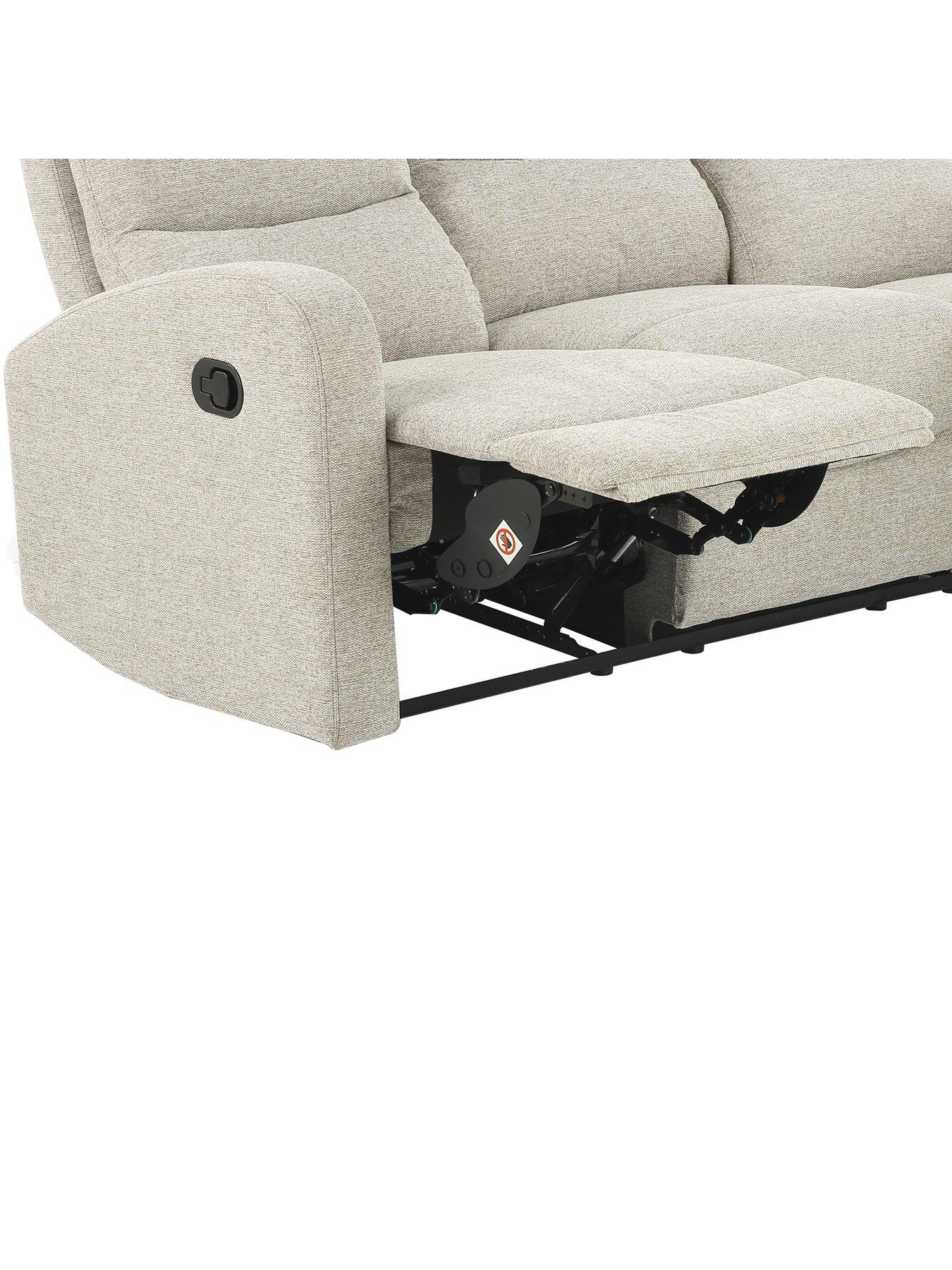 Image 6 of 7 of Dorel Home Rena Fabric 3 Seater Manual Recliner