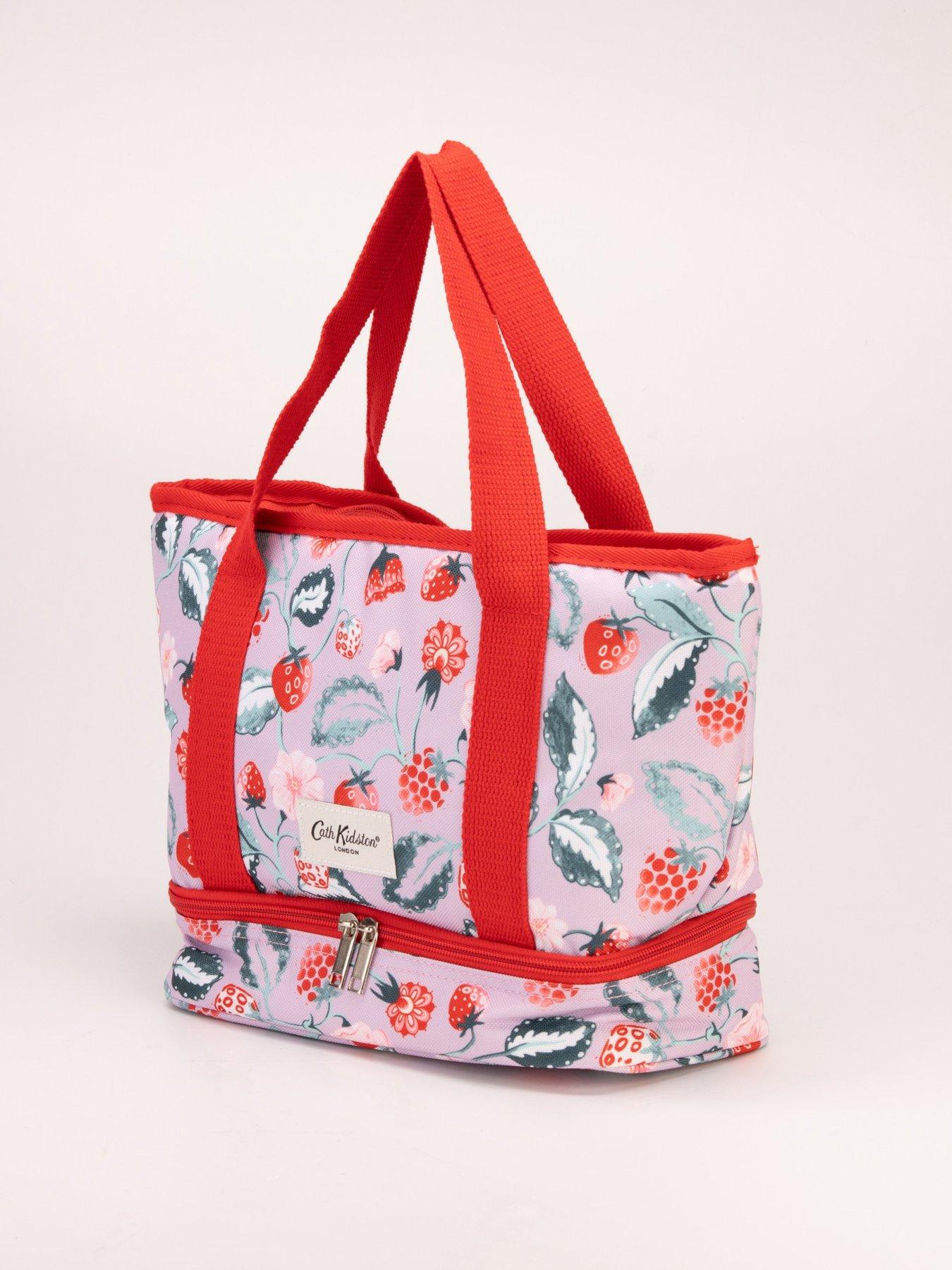 Image 2 of 2 of Cath Kidston Raspberry Tote Lunch Bag - Small