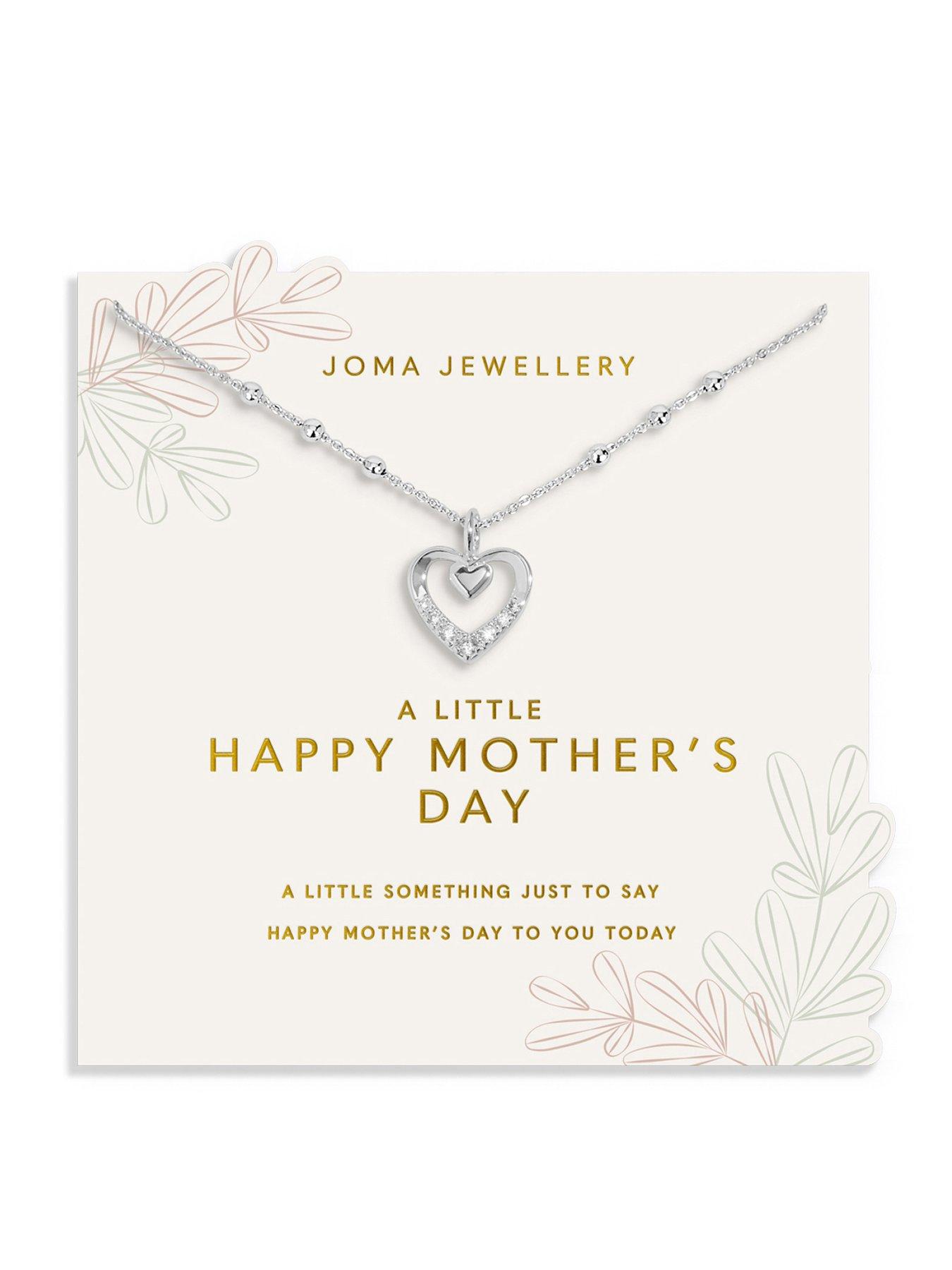 Image 1 of 5 of Joma Jewellery MOTHER'S DAY NECKLACE A LITTLE , HAPPY MOTHER'S DAY , Silver Plated , Necklace , 46cm + 5cm extender