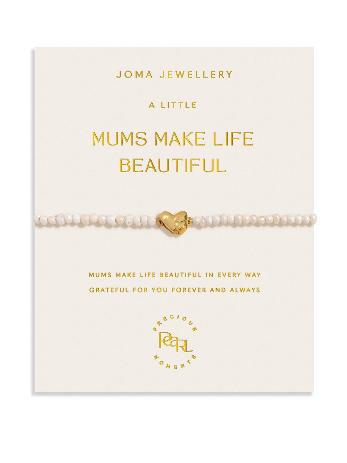 Image 1 of 5 of Joma Jewellery PRECIOUS MOMENTS , MUMS MAKE LIFE BEAUTIFUL , Gold Plated , Bracelet , 18cm + 3cm extender