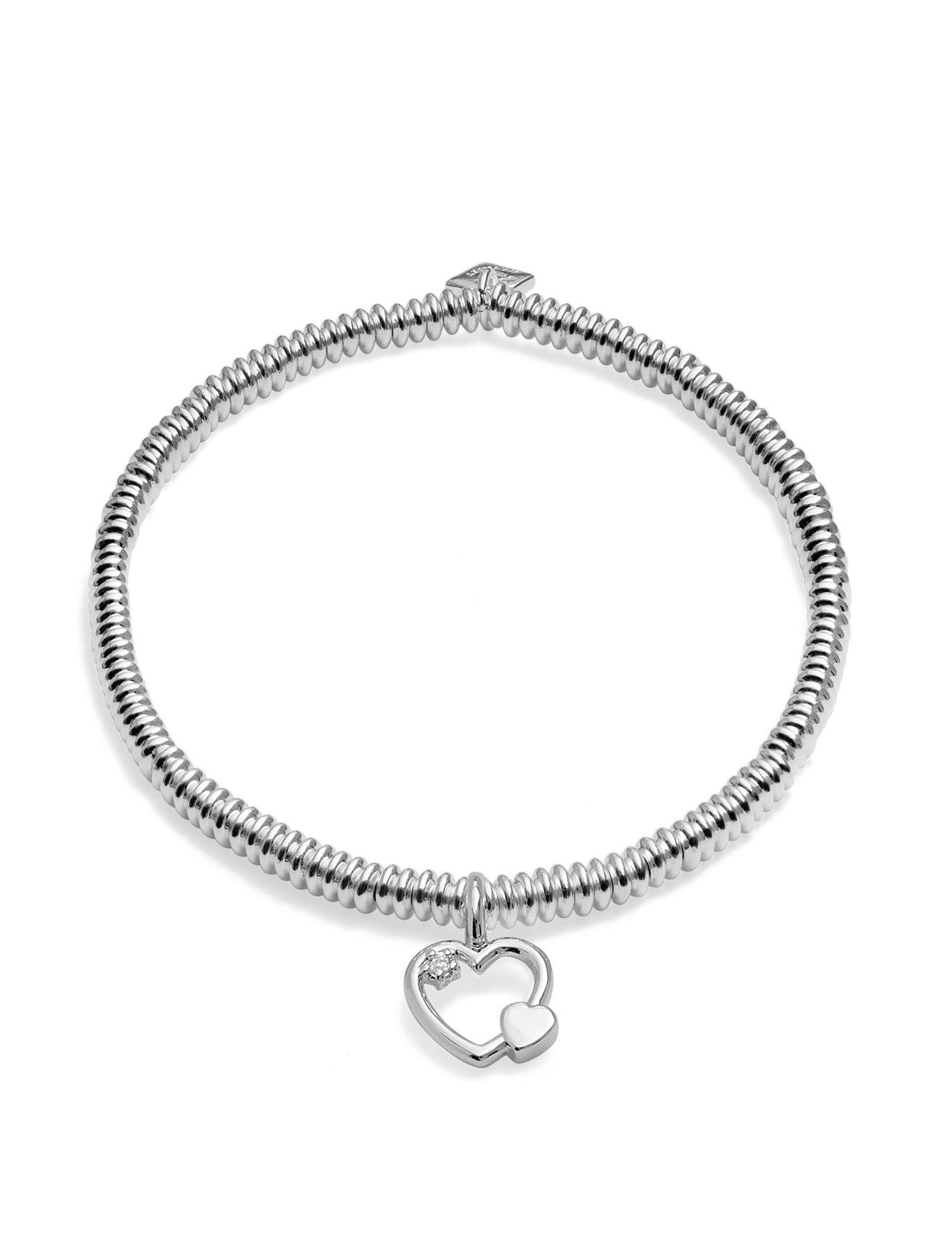 Image 2 of 7 of Joma Jewellery Laboratory Grown Diamond A Little Wonderful Mummy Bracelet - Silver Plated