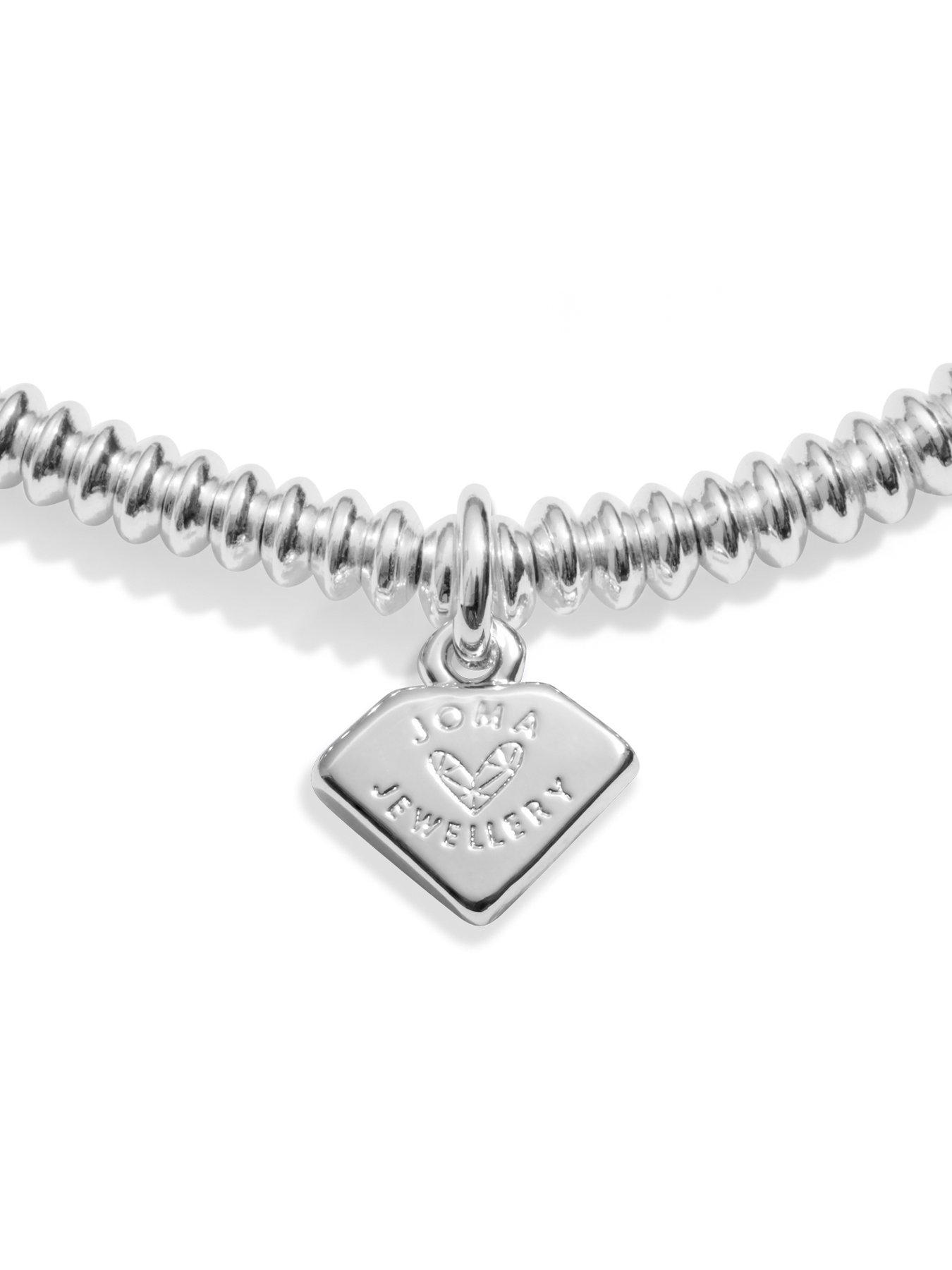 Image 4 of 7 of Joma Jewellery Laboratory Grown Diamond A Little Wonderful Mummy Bracelet - Silver Plated