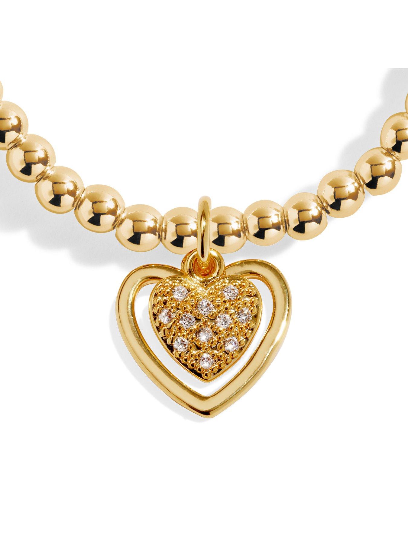 Image 4 of 5 of Joma Jewellery MOTHER'S DAY A LITTLE , FIRST MY MUM FOREVER MY FRIEND , Gold Plated , Bracelet , 17.5cm stretch