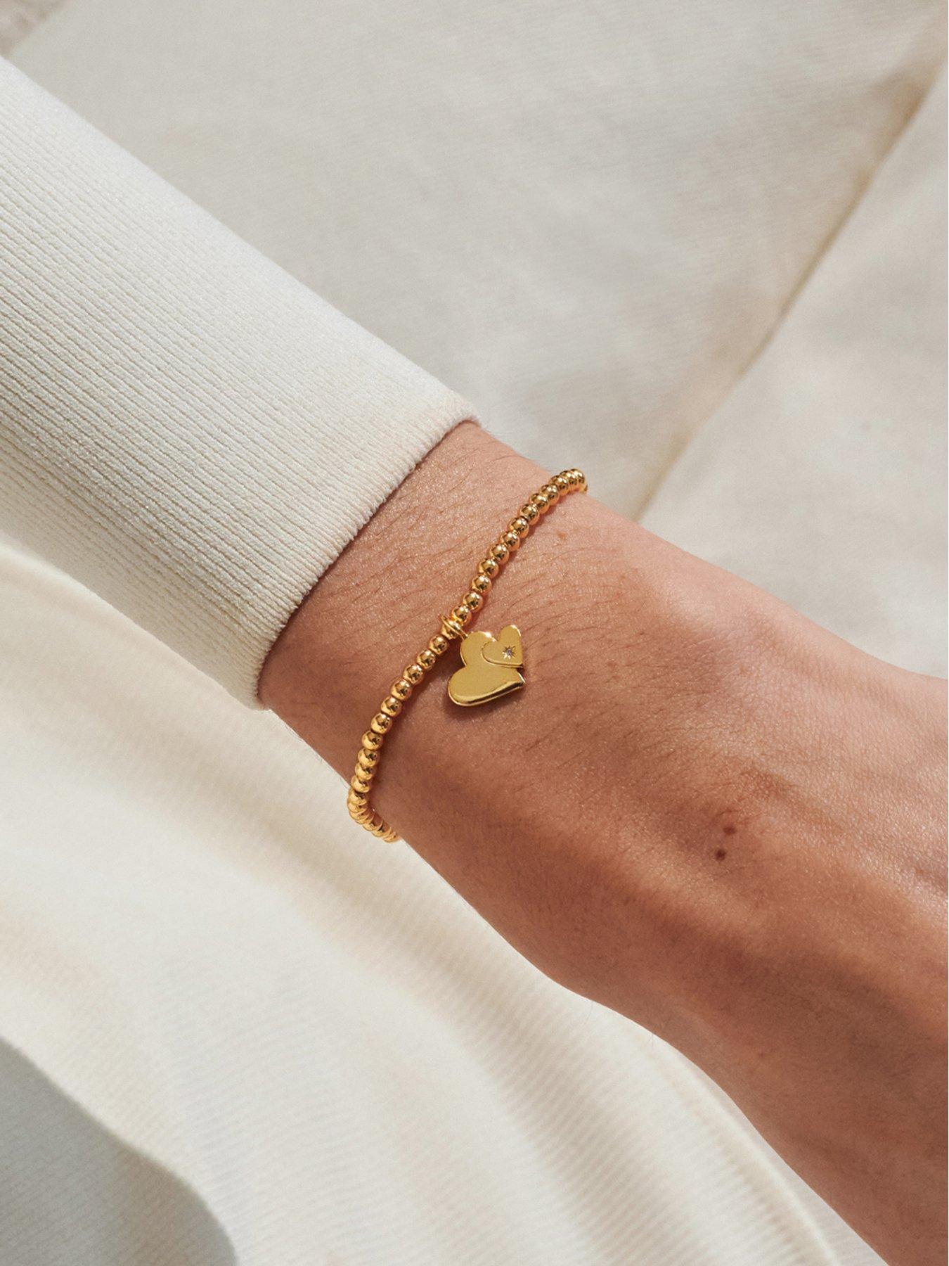 Image 2 of 5 of Joma Jewellery MOTHER'S DAY A LITTLE , MOTHER AND DAUGHTER , Gold Plated , Bracelet , 17.5cm stretch