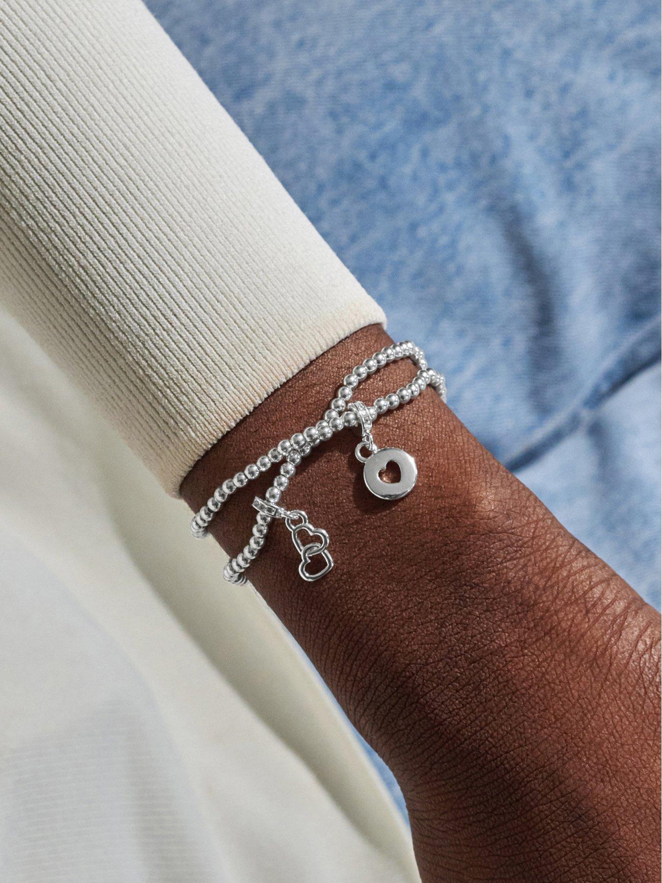 joma-jewellery-infinity-bracelets-beautiful-bridesmaid-silver-plated-linked-bracelets-175cm-stretchstillFront