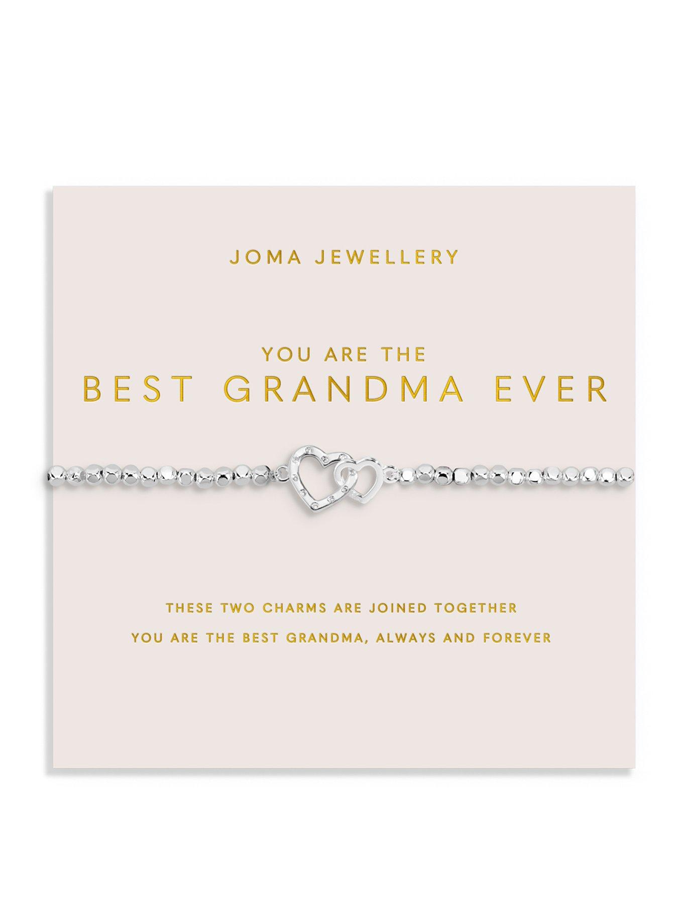 Image 1 of 5 of Joma Jewellery FOREVER YOURS , YOU ARE THE BEST GRANDMA EVER , Silver Plated , Bracelet , 17.5cm stretch