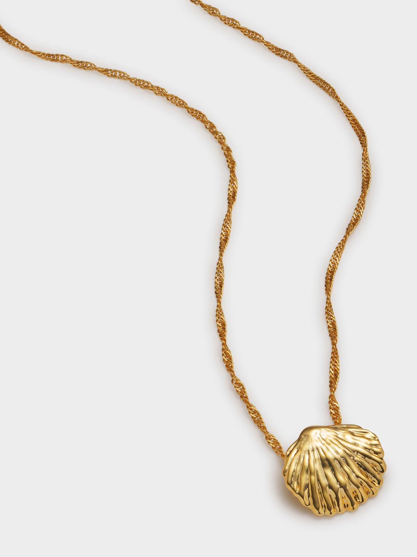 Image 3 of 5 of Katie Loxton COCHELLIA TWIST NECKLACE , Gold Coated , 45cm + 5cm extender