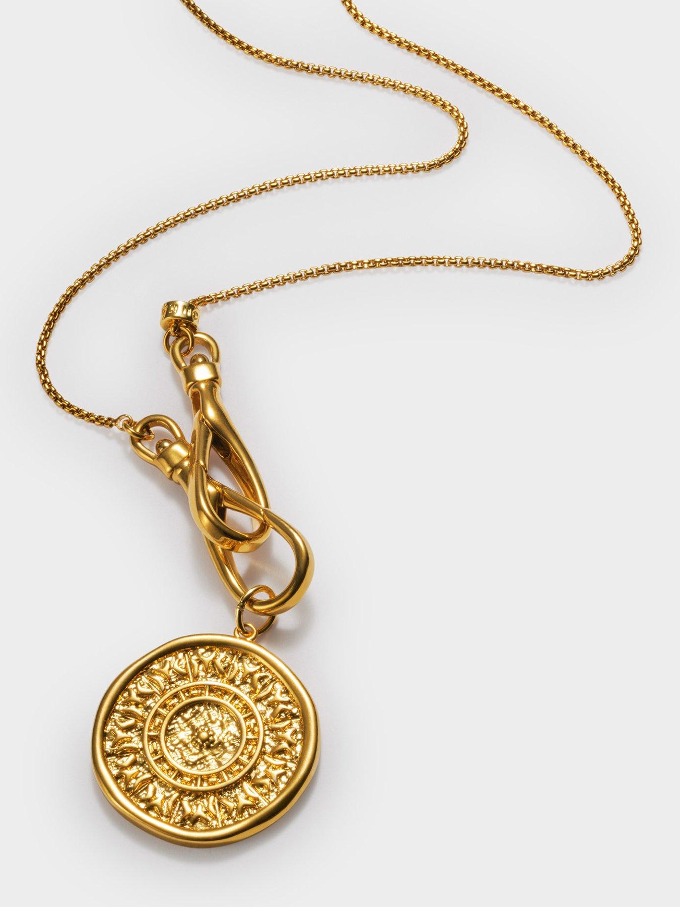 katie-loxton-ophena-necklace-gold-coated-45cmoutfit