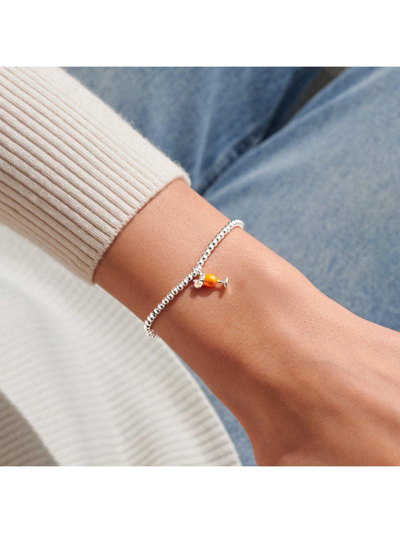 Image 2 of 5 of Joma Jewellery A LITTLE VIBES , IT'S SPRITZ O'CLOCK , Silver Plated , Bracelet , 17.5cm stretch