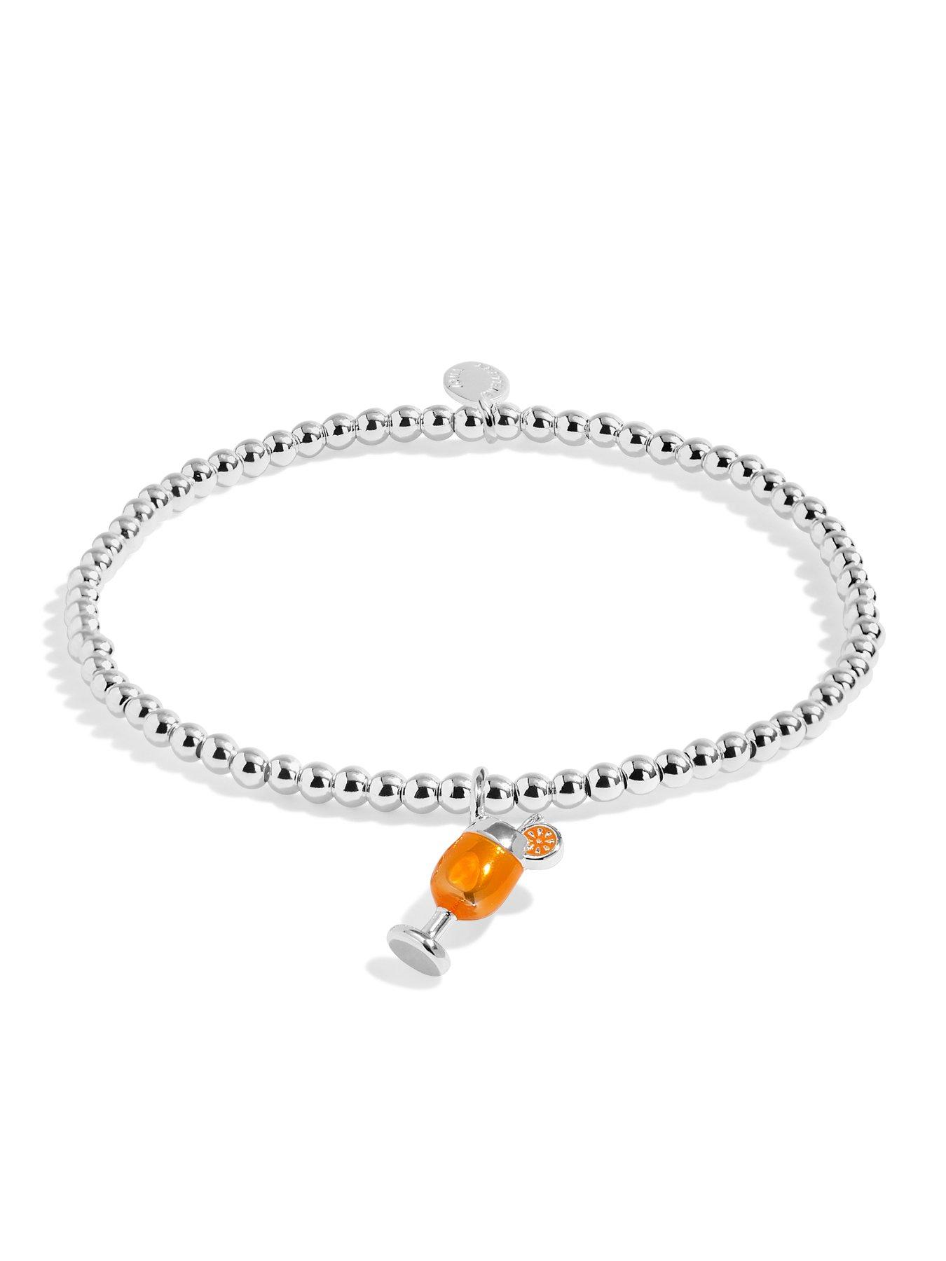 Image 3 of 5 of Joma Jewellery A LITTLE VIBES , IT'S SPRITZ O'CLOCK , Silver Plated , Bracelet , 17.5cm stretch