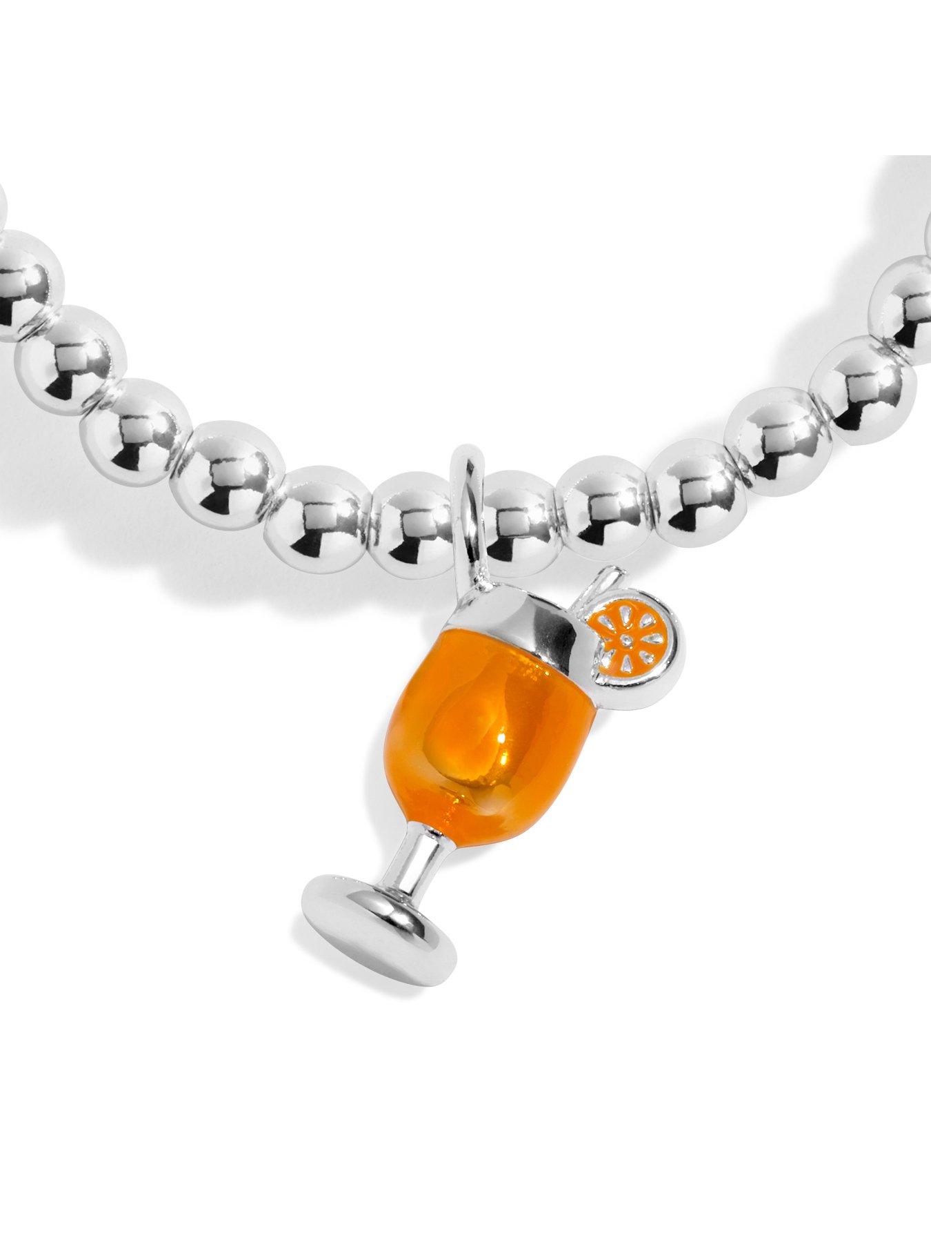 Image 4 of 5 of Joma Jewellery A LITTLE VIBES , IT'S SPRITZ O'CLOCK , Silver Plated , Bracelet , 17.5cm stretch