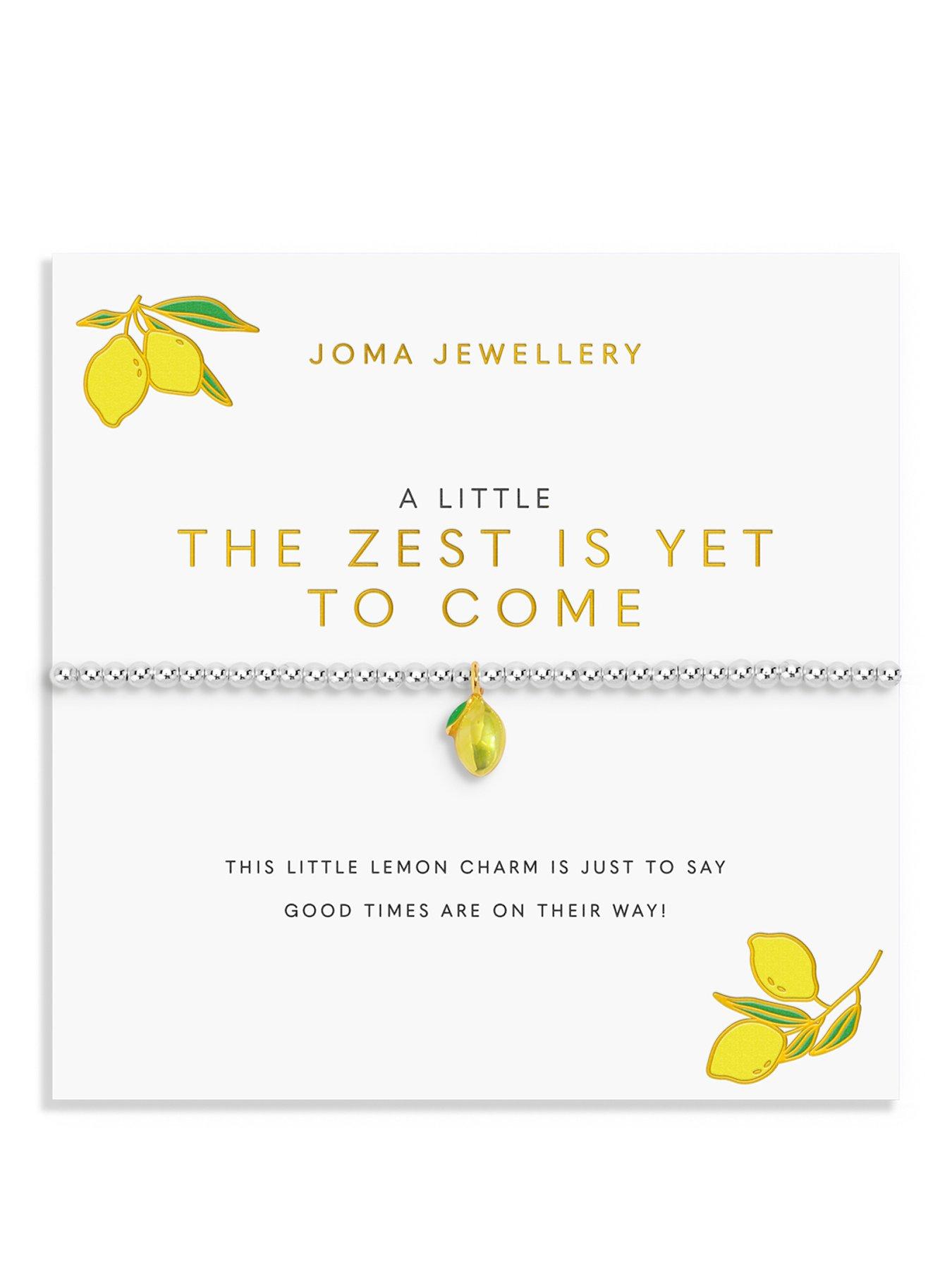 Image 1 of 5 of Joma Jewellery A LITTLE VIBES , THE ZEST IS YET TO COME , Silver Plated , Bracelet , 17.5cm stretch