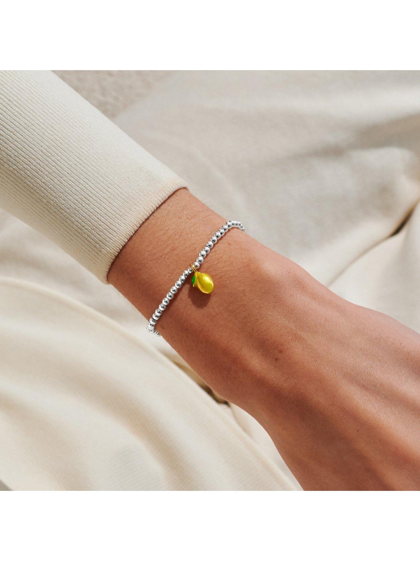 Image 2 of 5 of Joma Jewellery A LITTLE VIBES , THE ZEST IS YET TO COME , Silver Plated , Bracelet , 17.5cm stretch