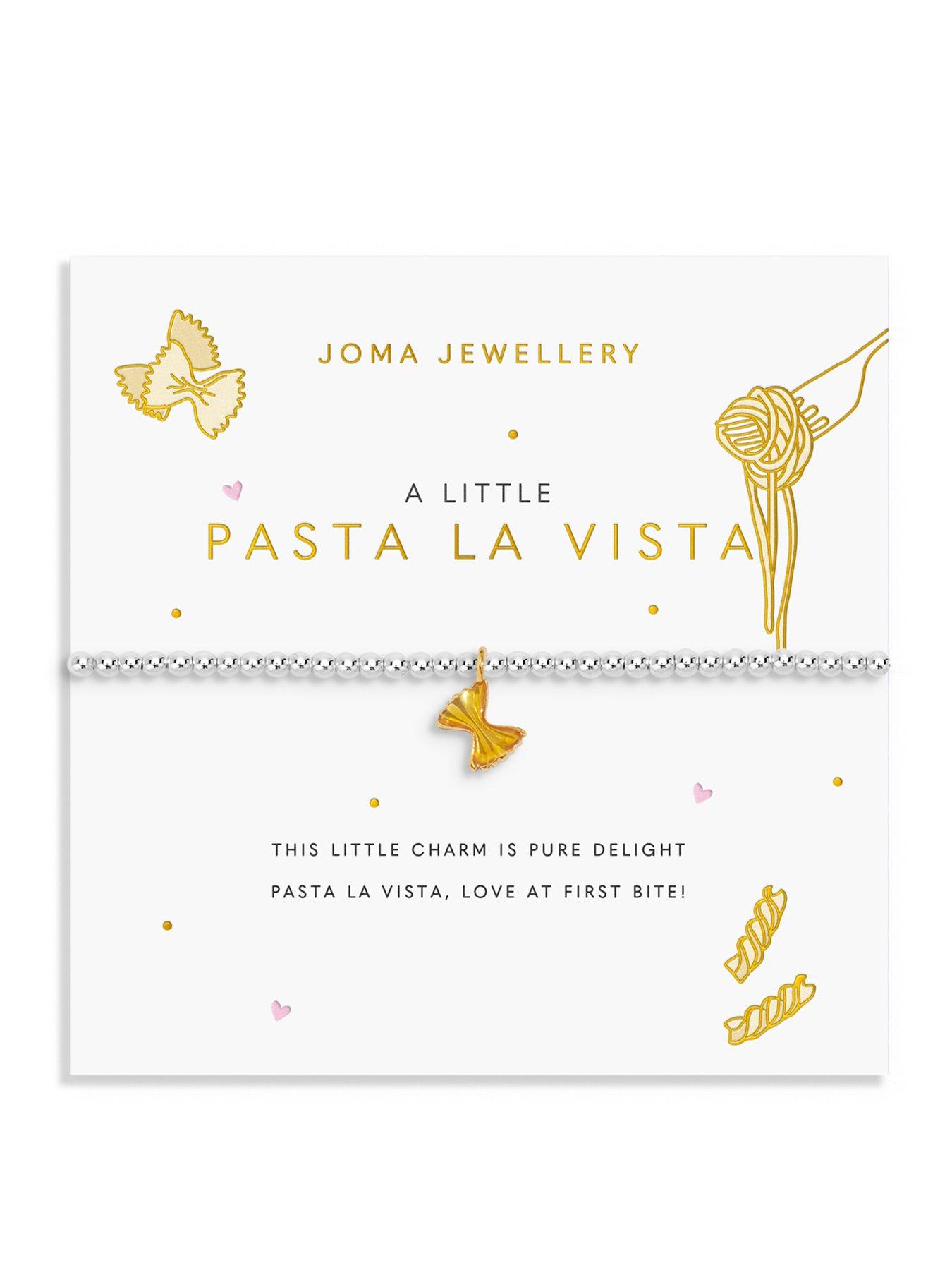 Image 1 of 5 of Joma Jewellery A LITTLE VIBES , PASTA LA VISTA , Silver Plated , Bracelet , 17.5cm stretch