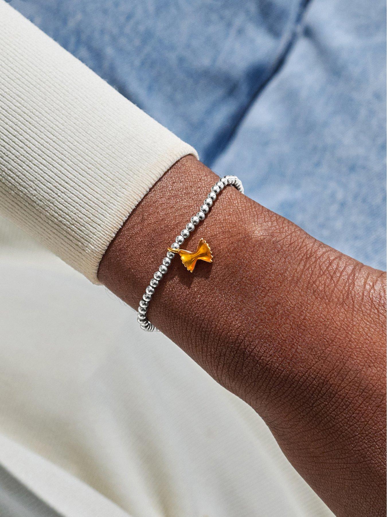 Image 2 of 5 of Joma Jewellery A LITTLE VIBES , PASTA LA VISTA , Silver Plated , Bracelet , 17.5cm stretch