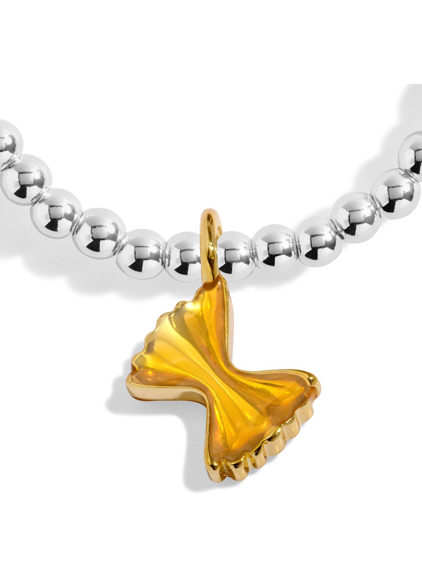 Image 4 of 5 of Joma Jewellery A LITTLE VIBES , PASTA LA VISTA , Silver Plated , Bracelet , 17.5cm stretch