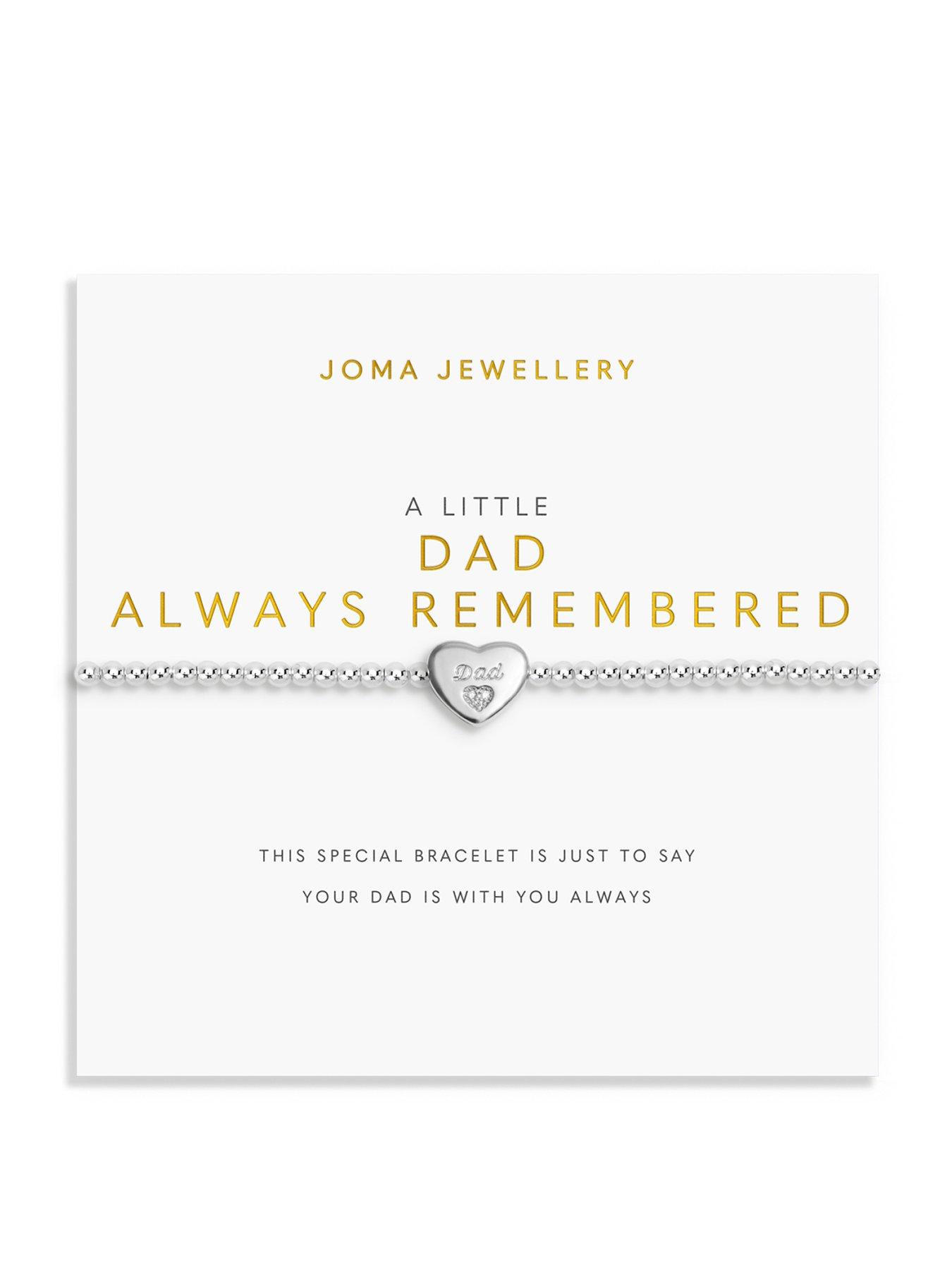 Image 1 of 5 of Joma Jewellery REMEMBRANCE A LITTLE , DAD , Silver Plated , Bracelet , 17.5cm stretch