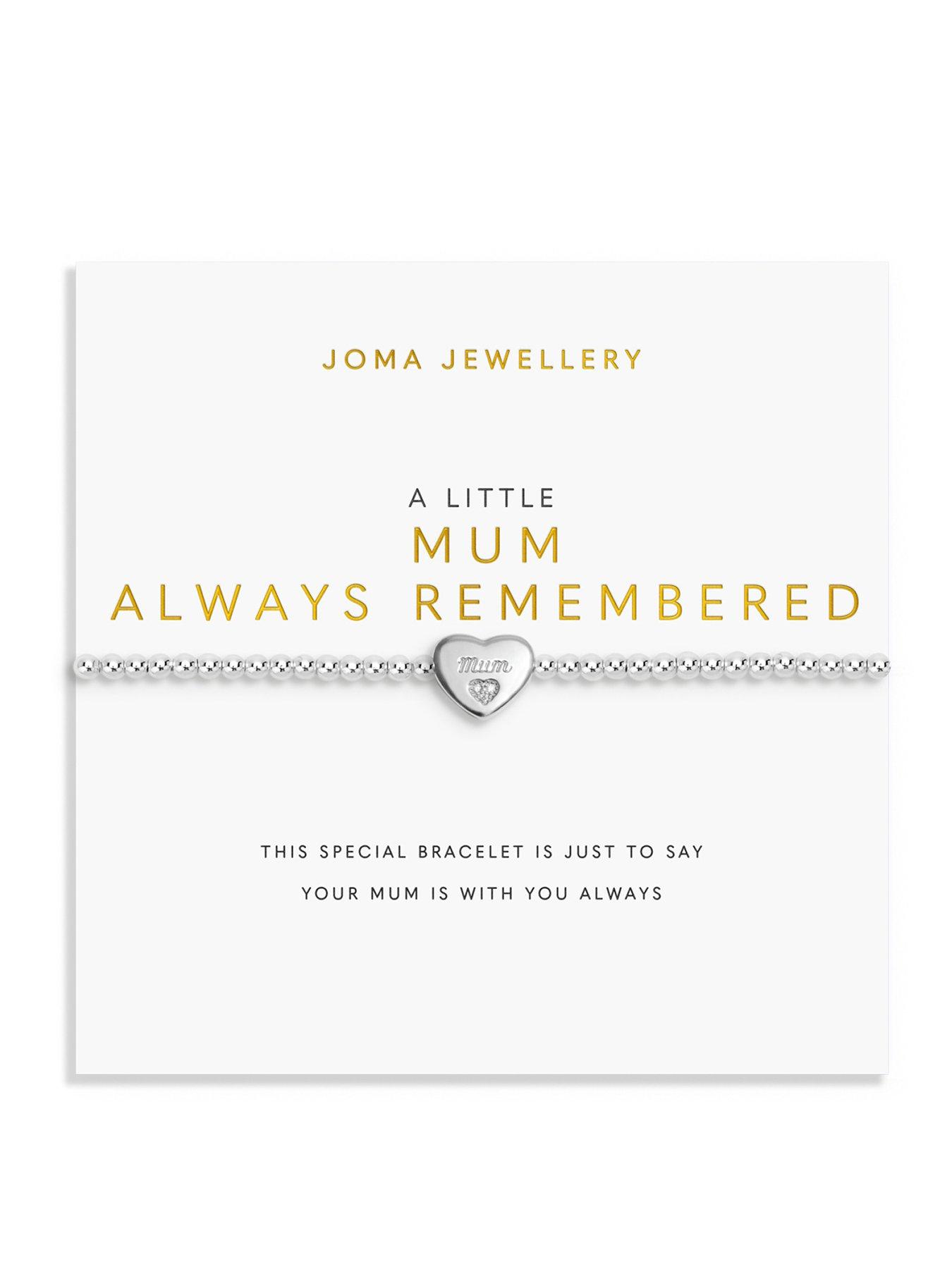Image 1 of 5 of Joma Jewellery REMEMBRANCE A LITTLE , MUM , Silver Plated , Bracelet , 17.5cm stretch
