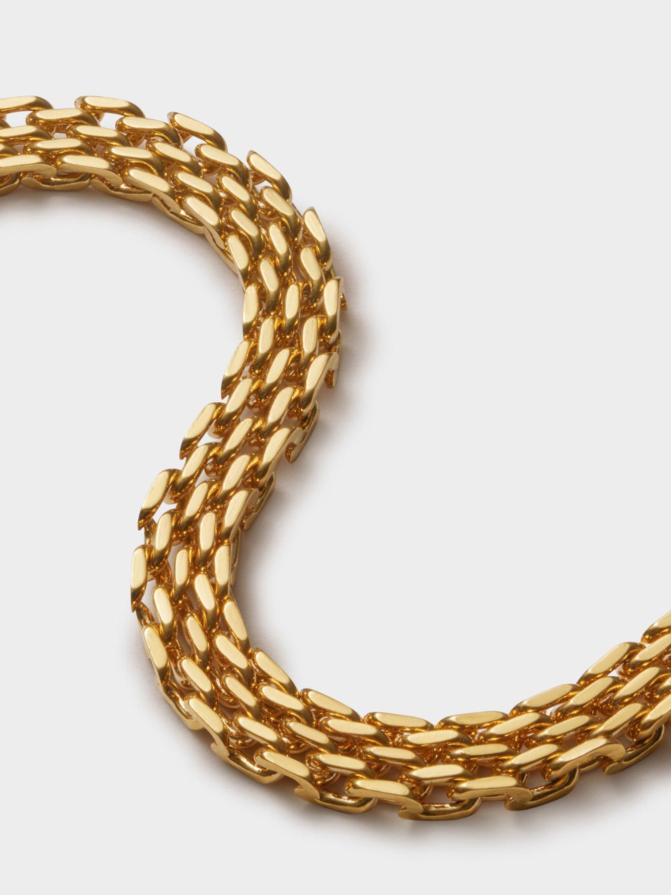 katie-loxton-braid-chain-bracelet-gold-coated-18cm-3cm-extenderoutfit