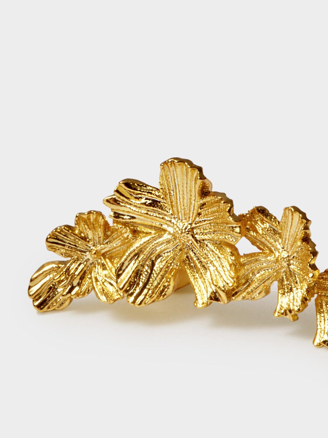 Image 3 of 4 of Katie Loxton FLORAMOUR CRAWLER EARRINGS , Gold Coated ,