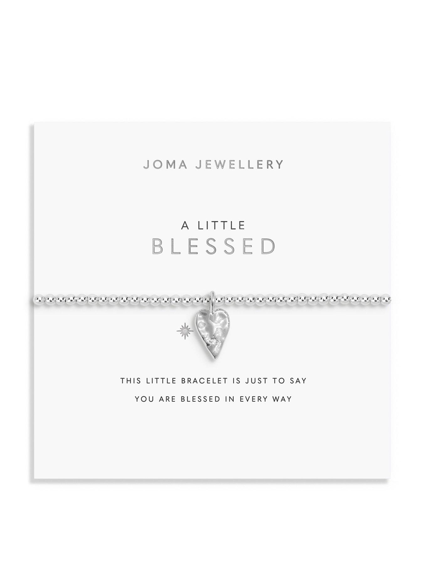 Image 1 of 5 of Joma Jewellery A LITTLE , BLESSED , Silver Plated , Bracelet , 17.5cm stretch