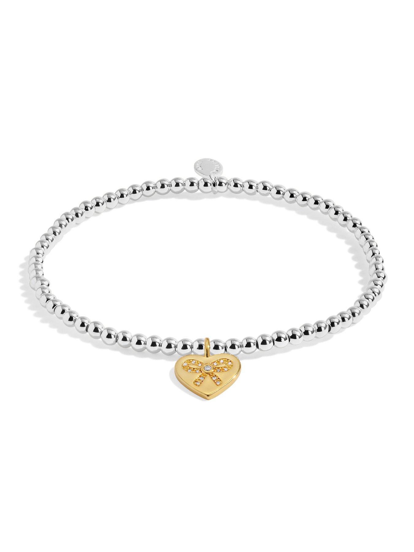 Image 3 of 5 of Joma Jewellery A LITTLE , TO MY BESTIE ON YOUR BIRTHDAY , Silver &amp; Gold Plated , Bracelet , 17.5cm stretch