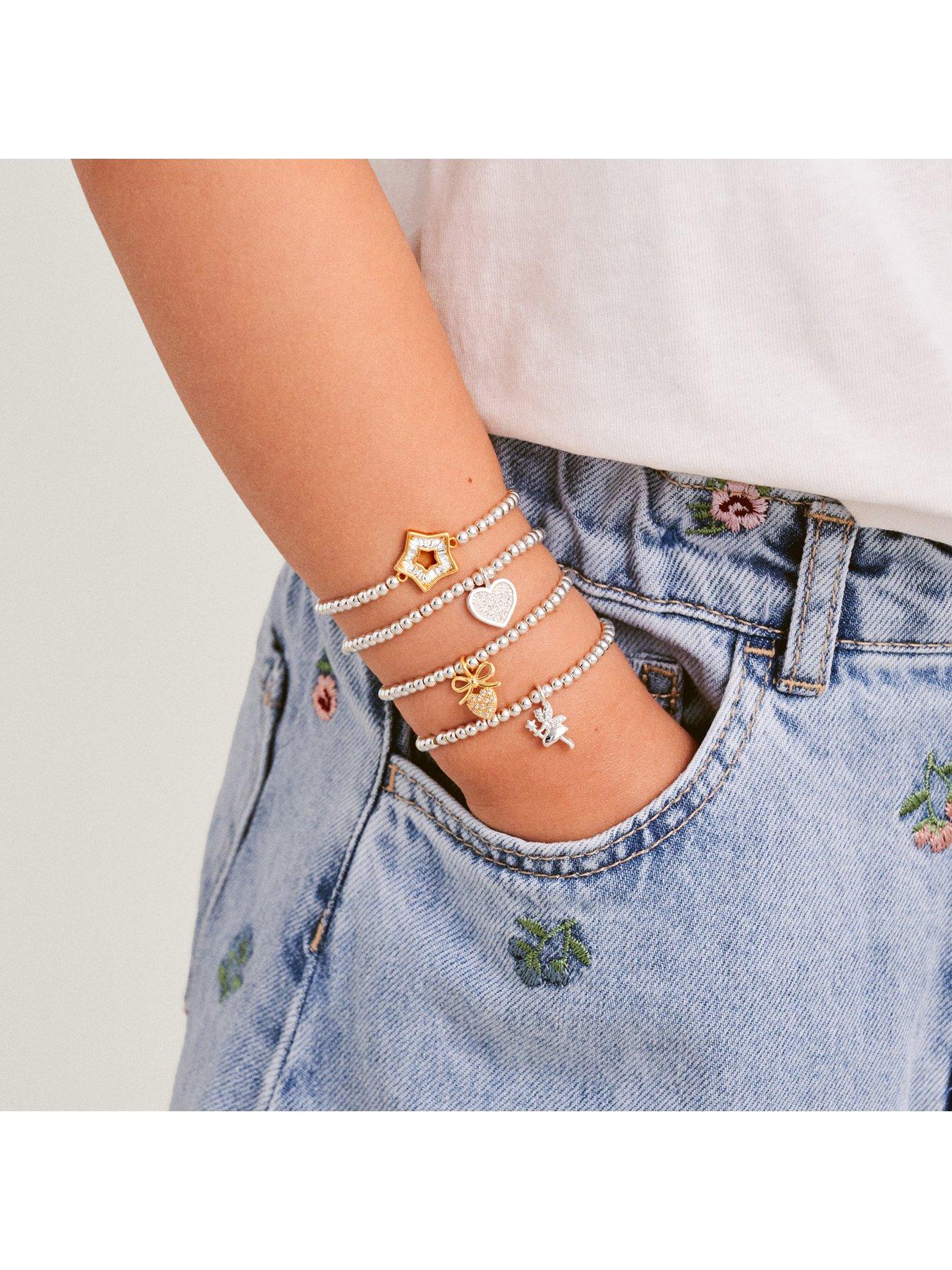 Image 2 of 5 of Joma Jewellery Kids A Little Fairy Princess Bracelet - Silver Plated