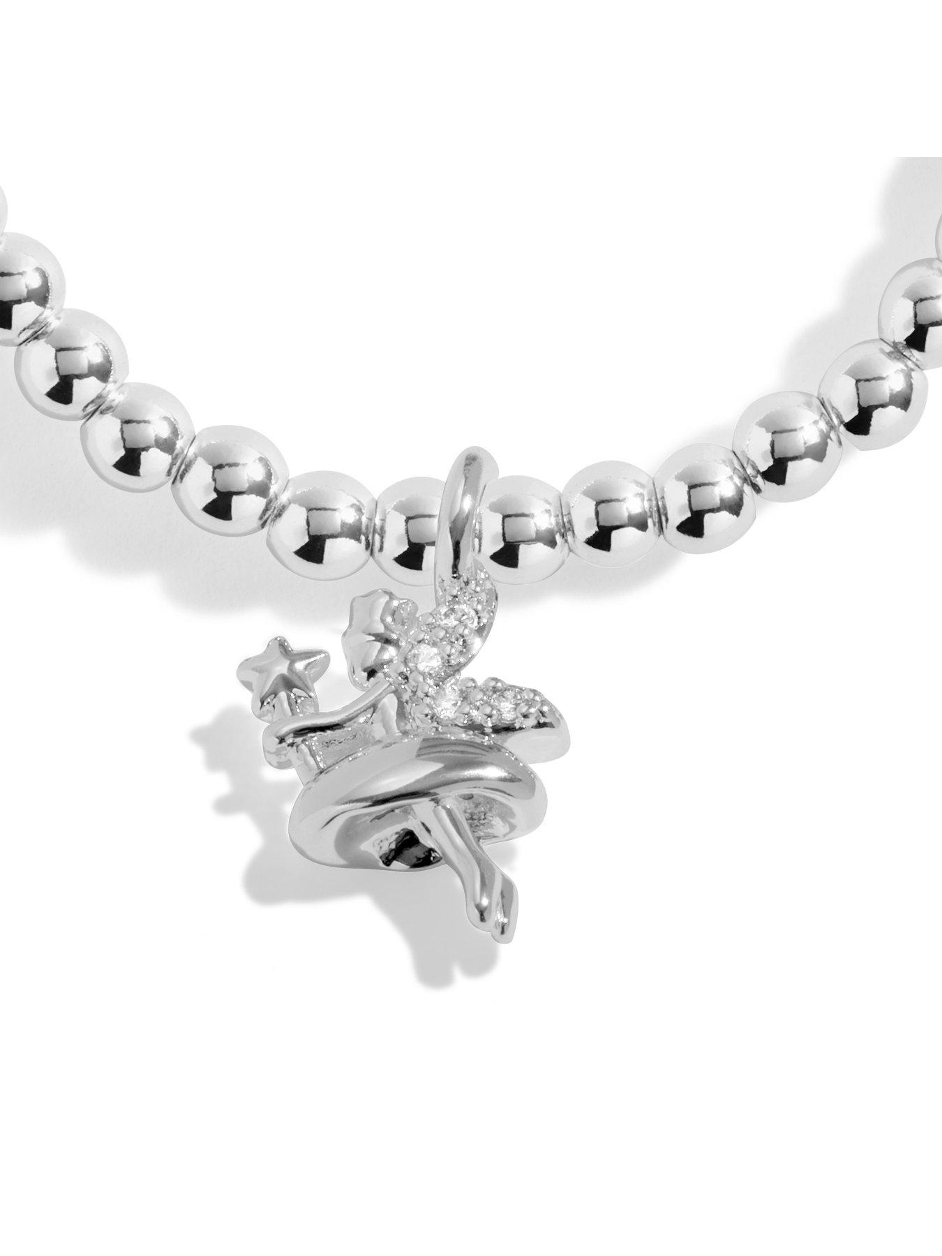 Image 4 of 5 of Joma Jewellery Kids A Little Fairy Princess Bracelet - Silver Plated