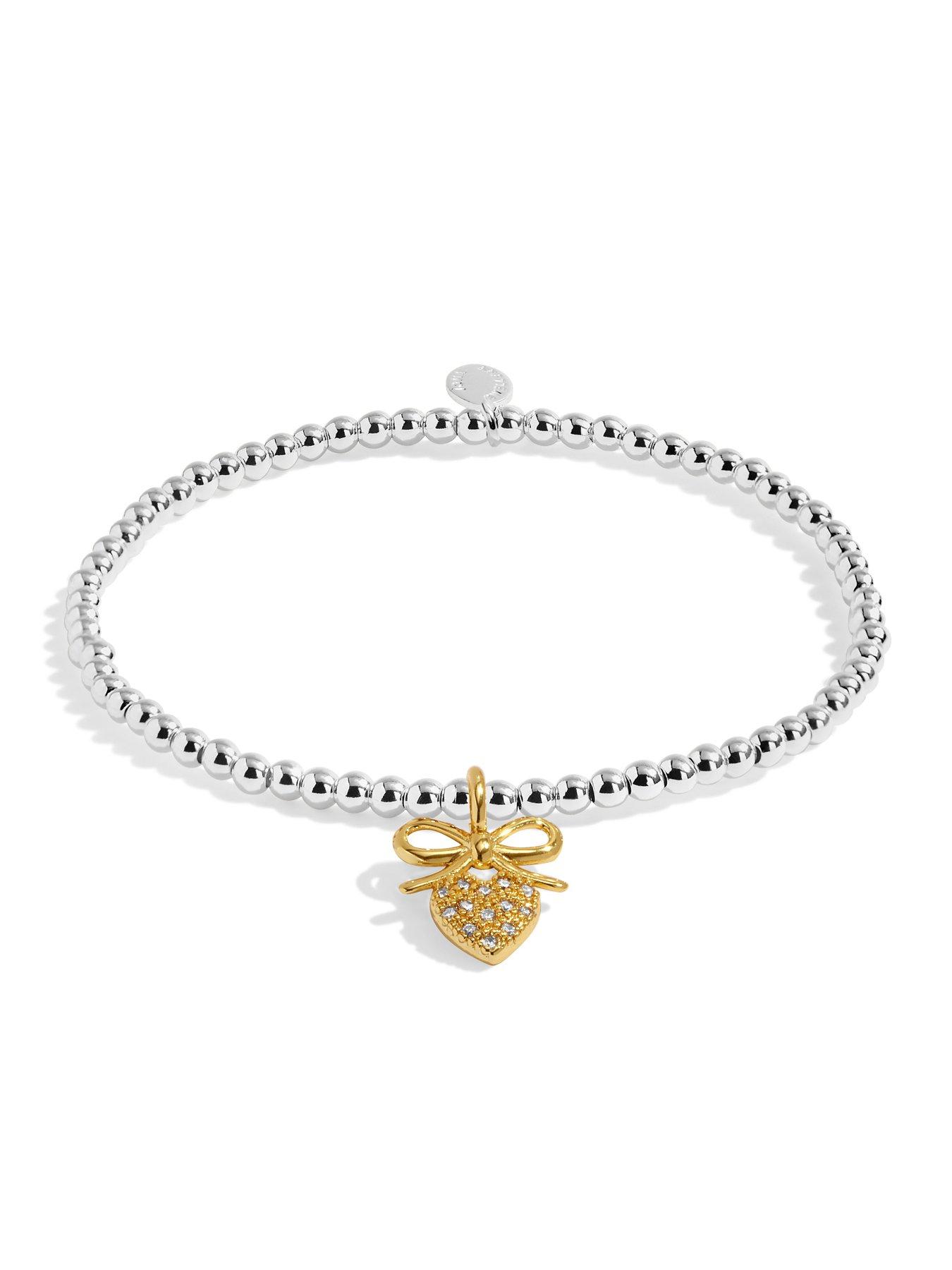 Image 4 of 6 of Joma Jewellery Kids A Little Beautiful Birthday Girl Bracelet - Silver & Gold Plated